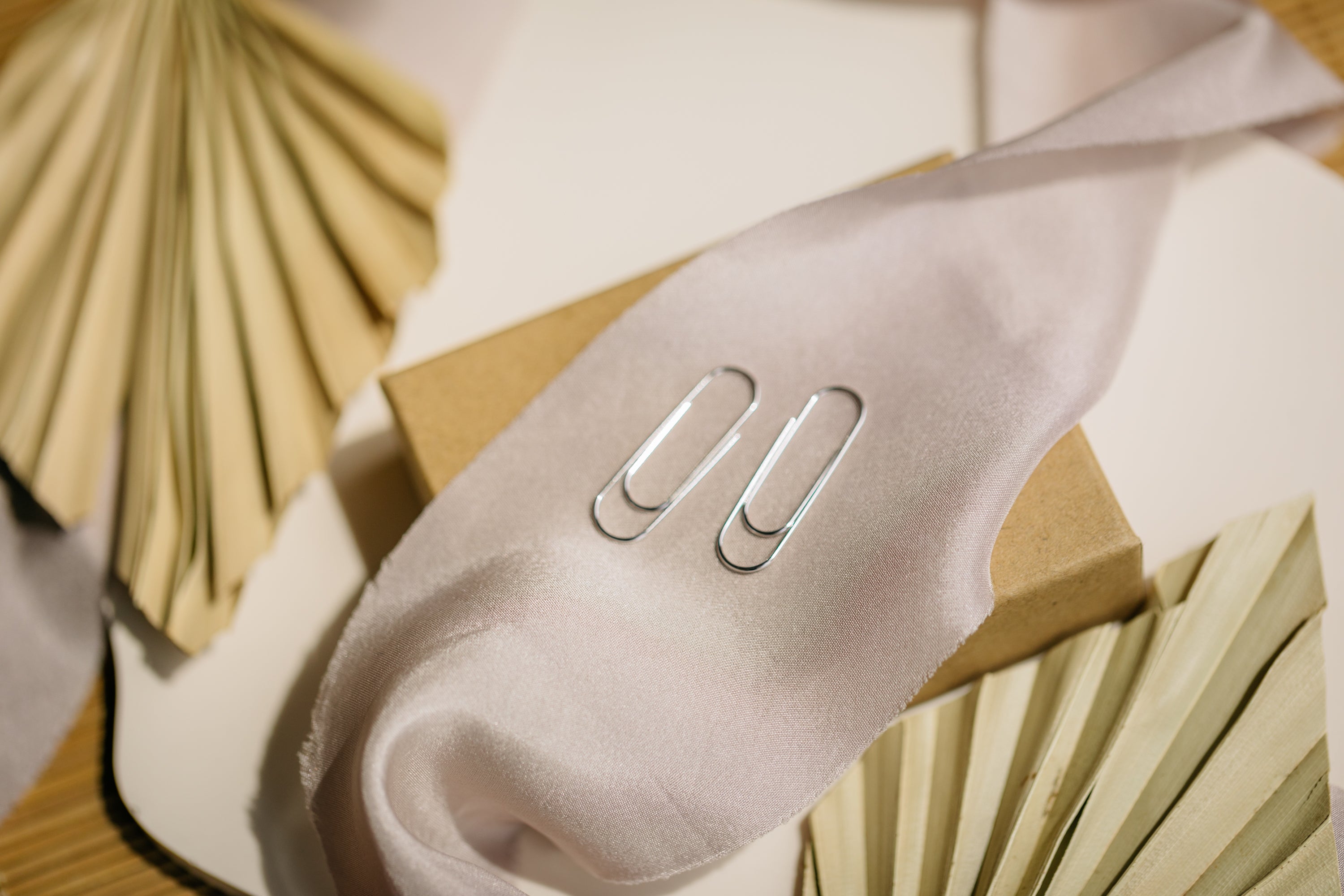 Paperclip-shaped earrings made of 925 Sterling Silver