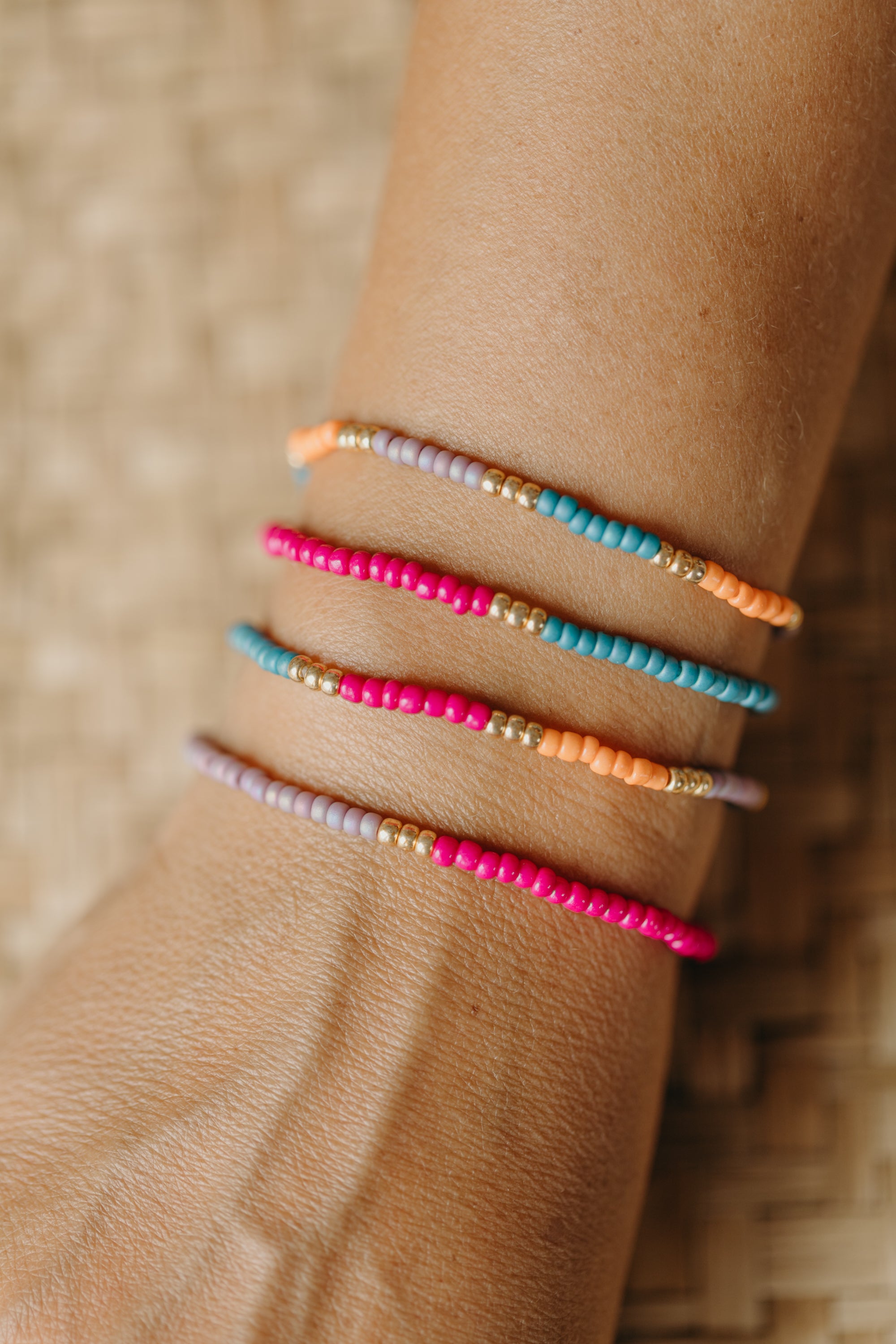 FORMENTERA - buntes Glasperlenarmband 003