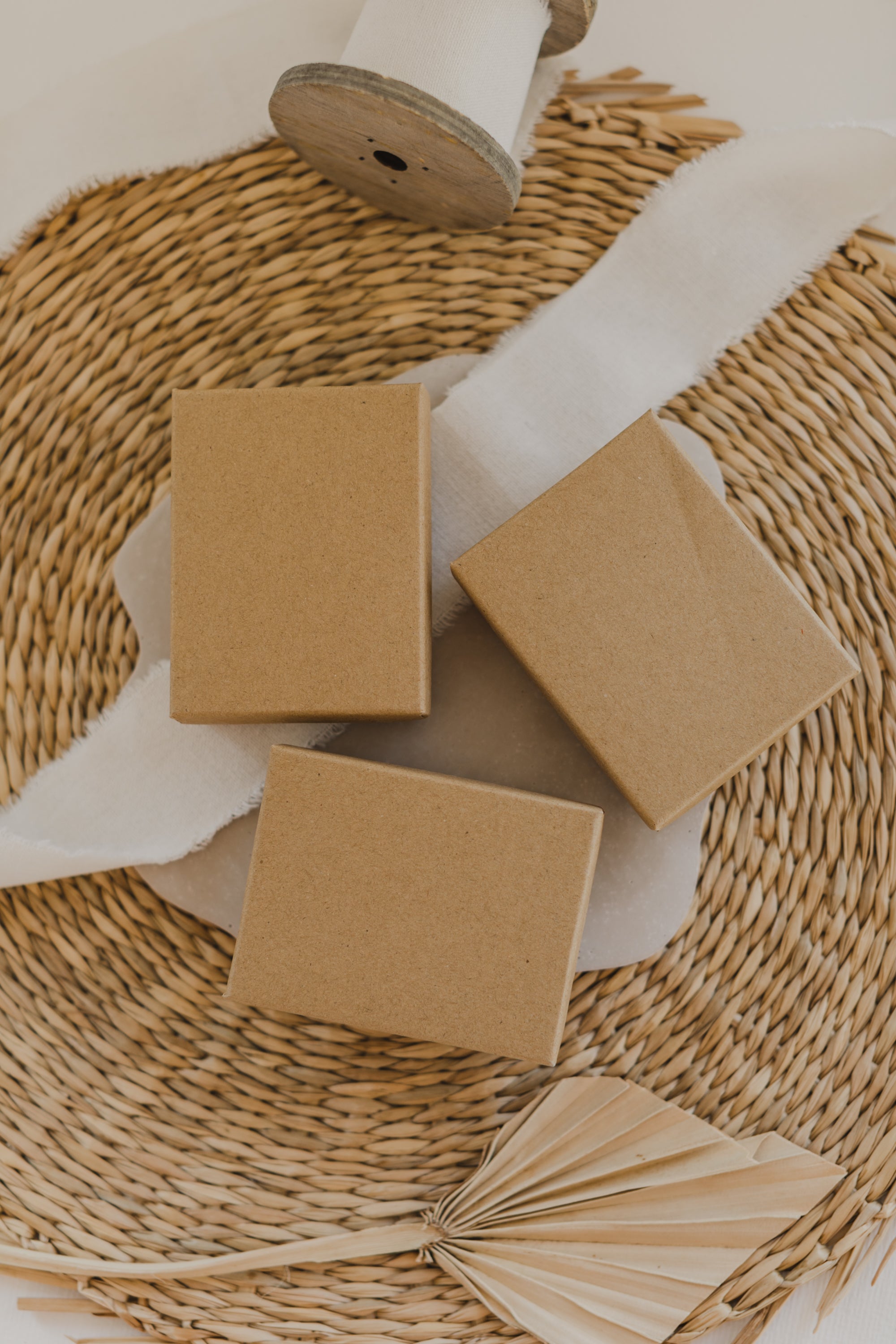 Geschenkebox Kraftpapier einfarbig