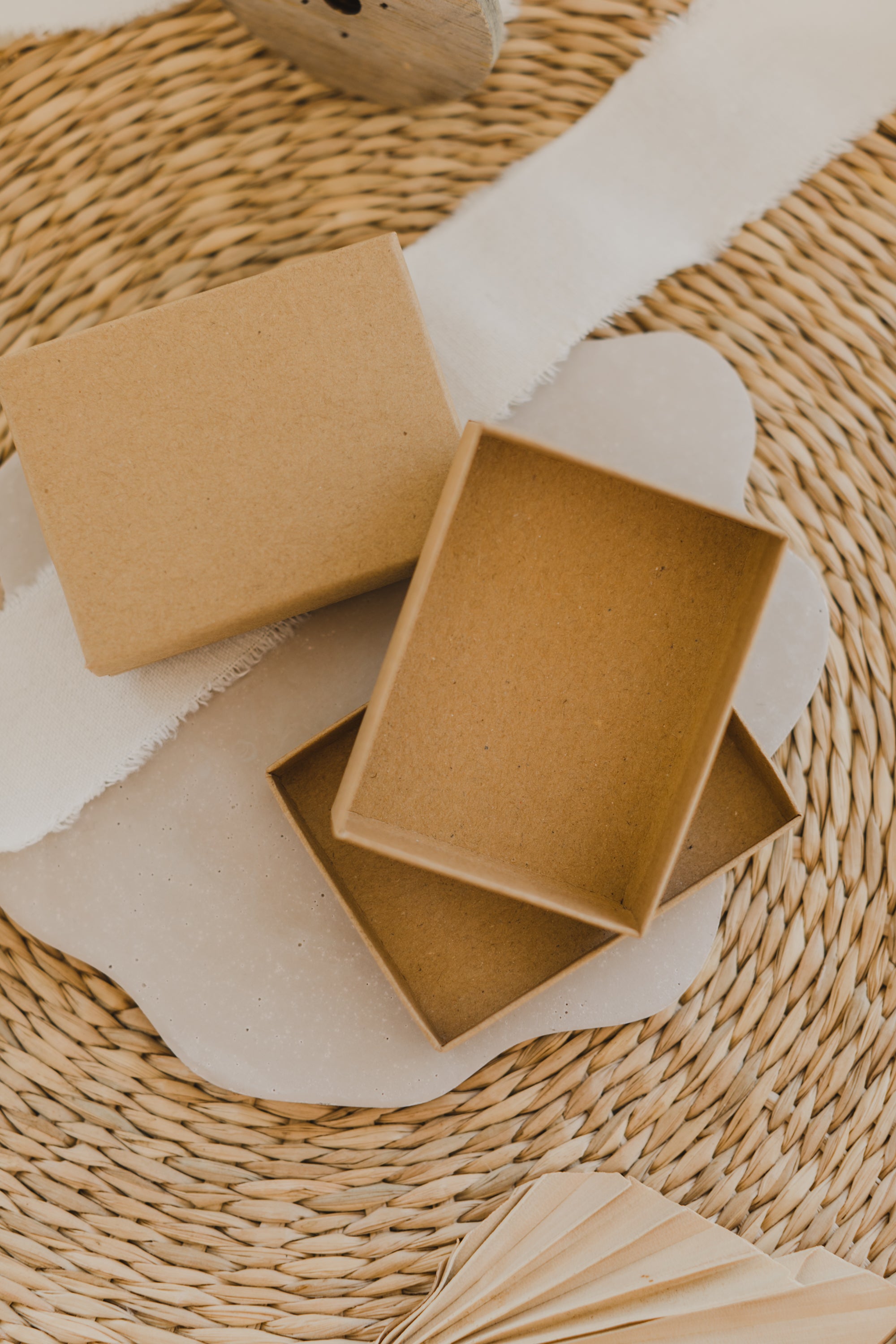 Geschenkebox Kraftpapier einfarbig