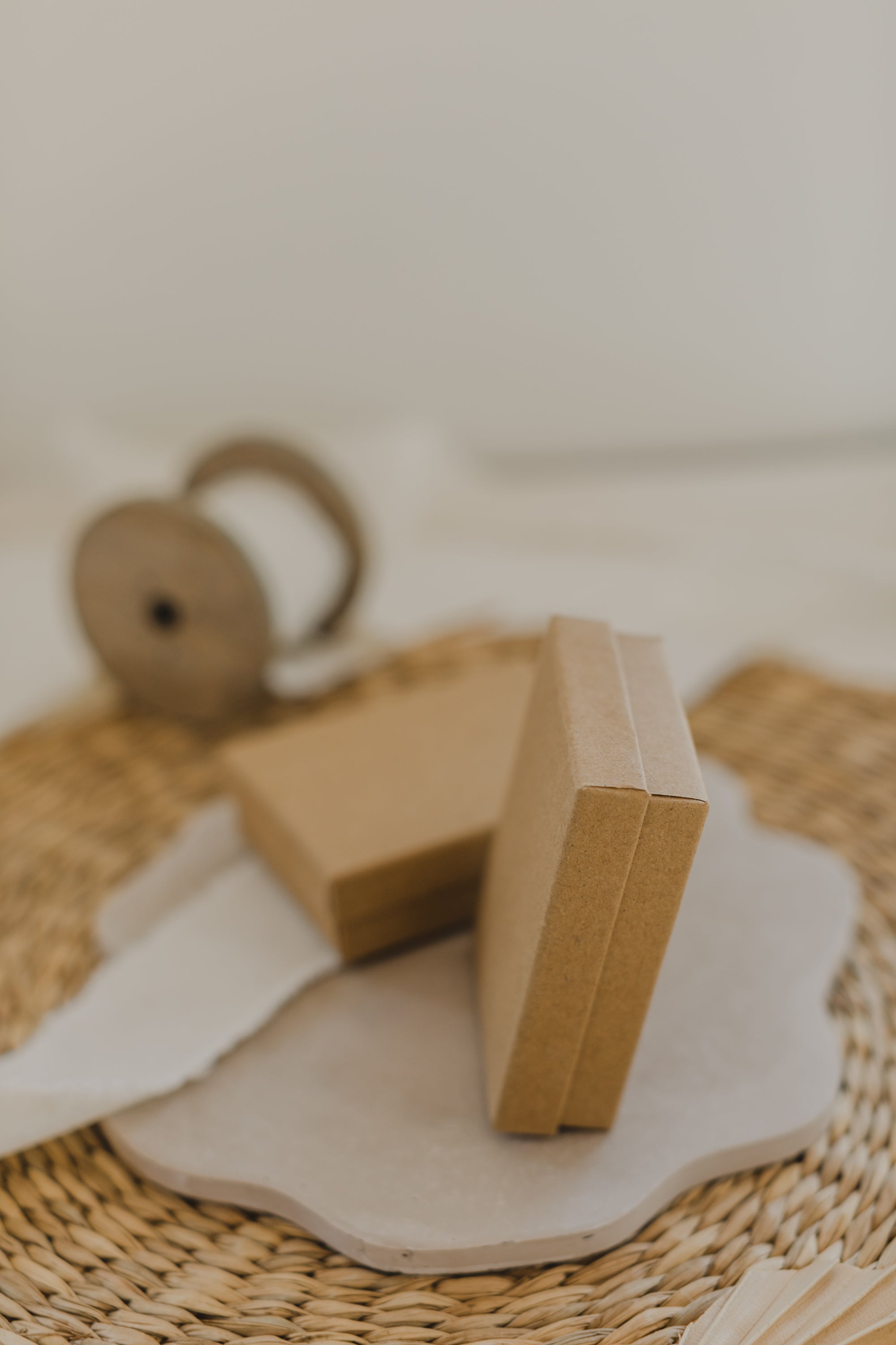 Geschenkebox Kraftpapier einfarbig