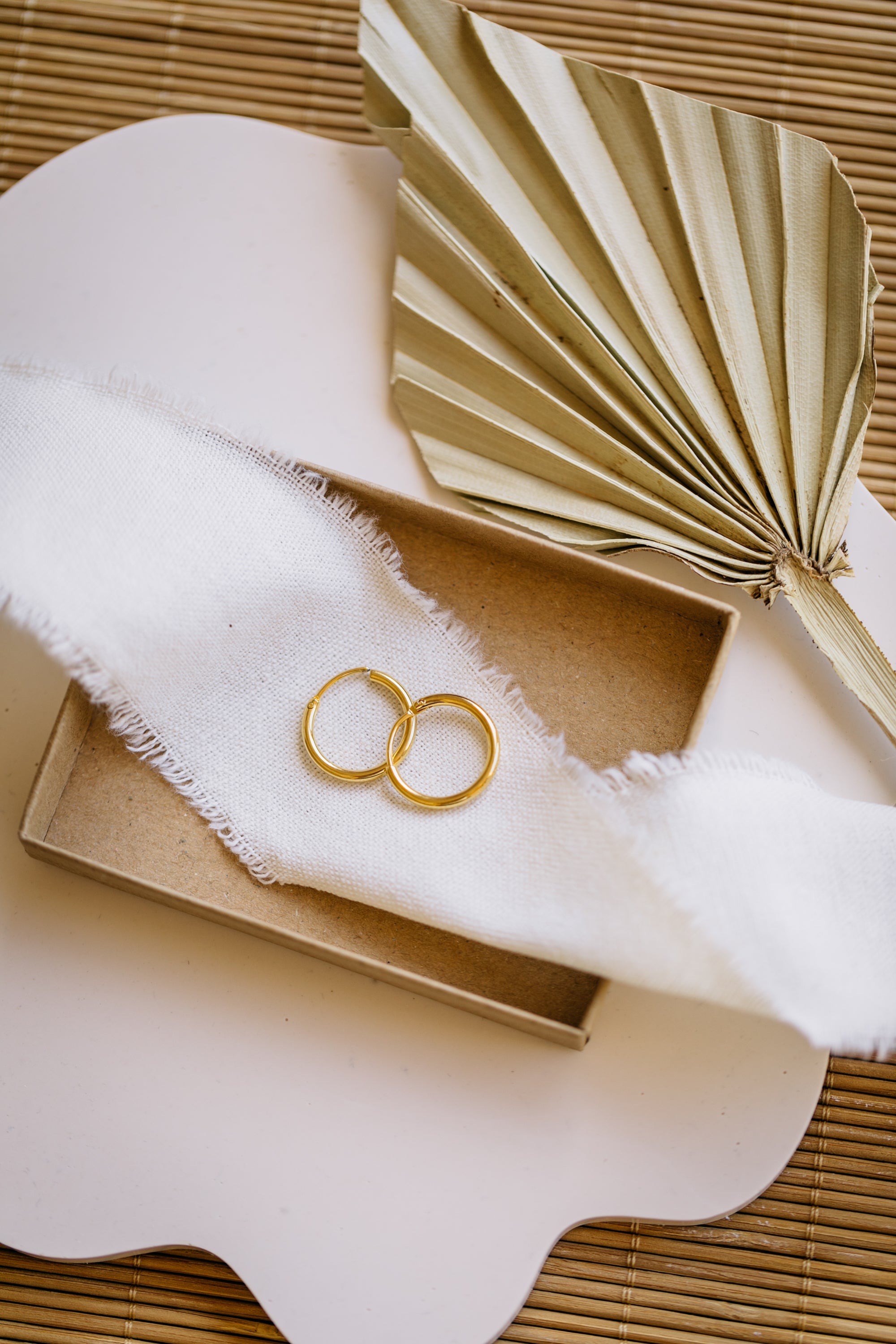 goldene Creolen 18 mm