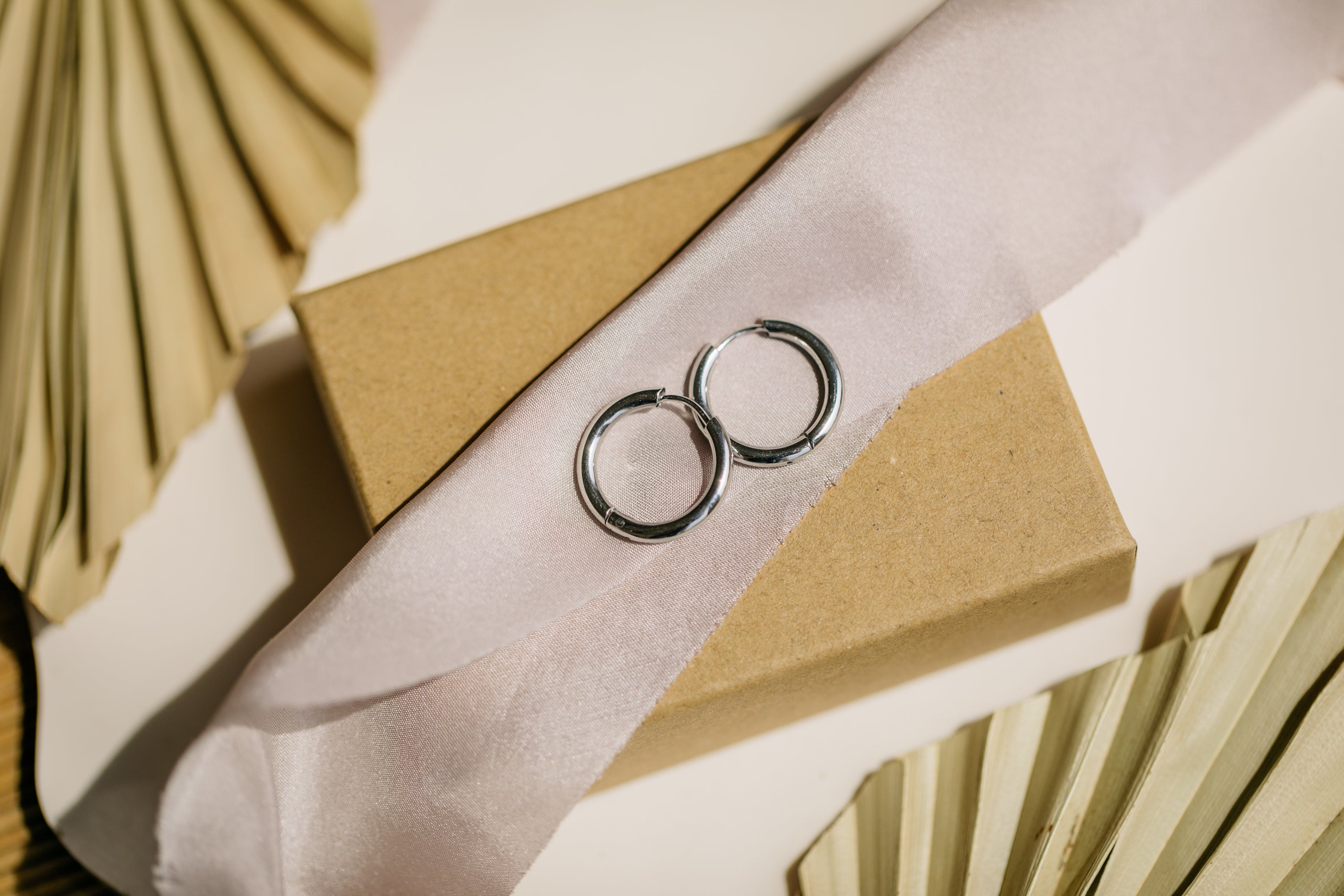 goldene Creolen 18 mm