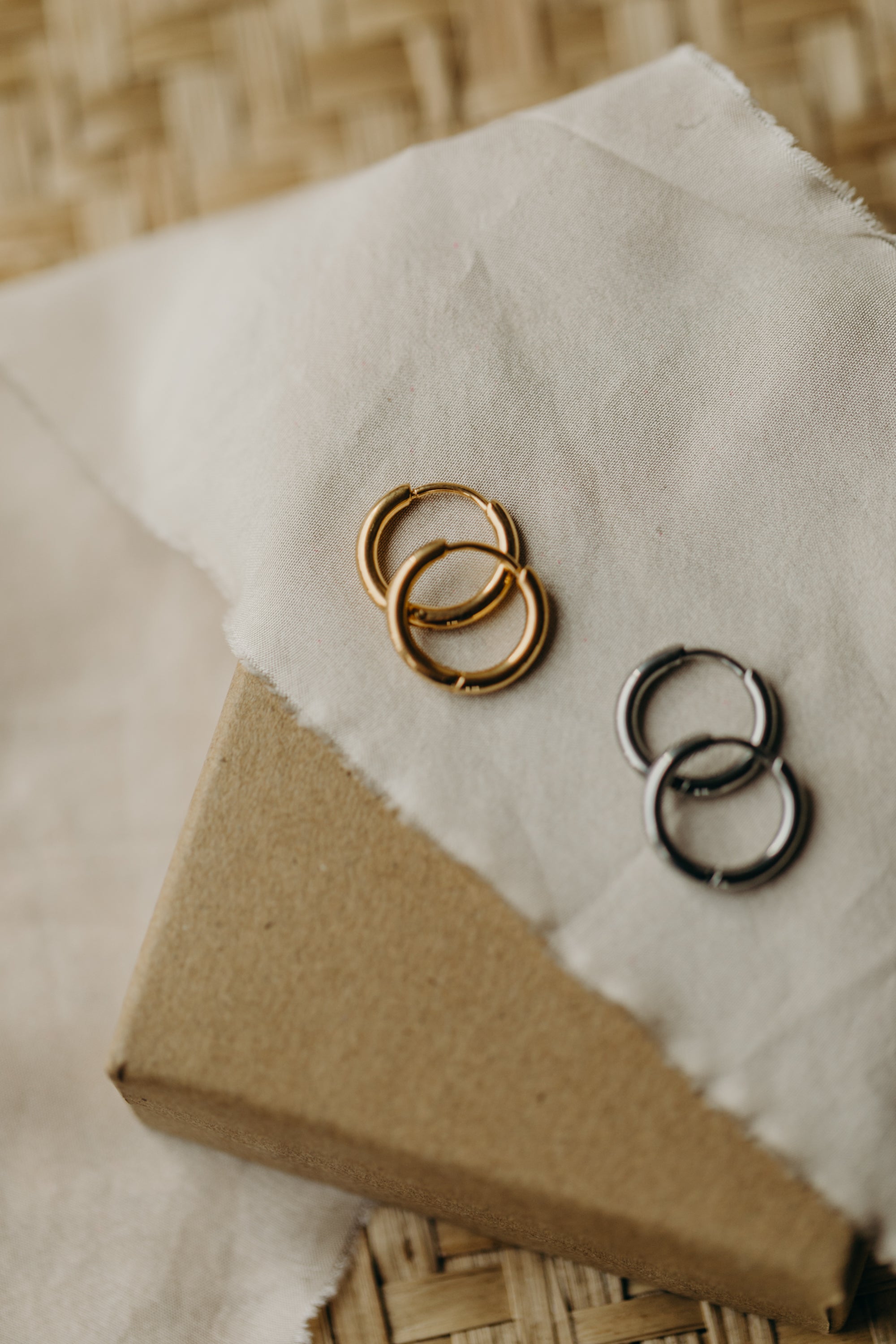 kleine runde Creolen 14 mm