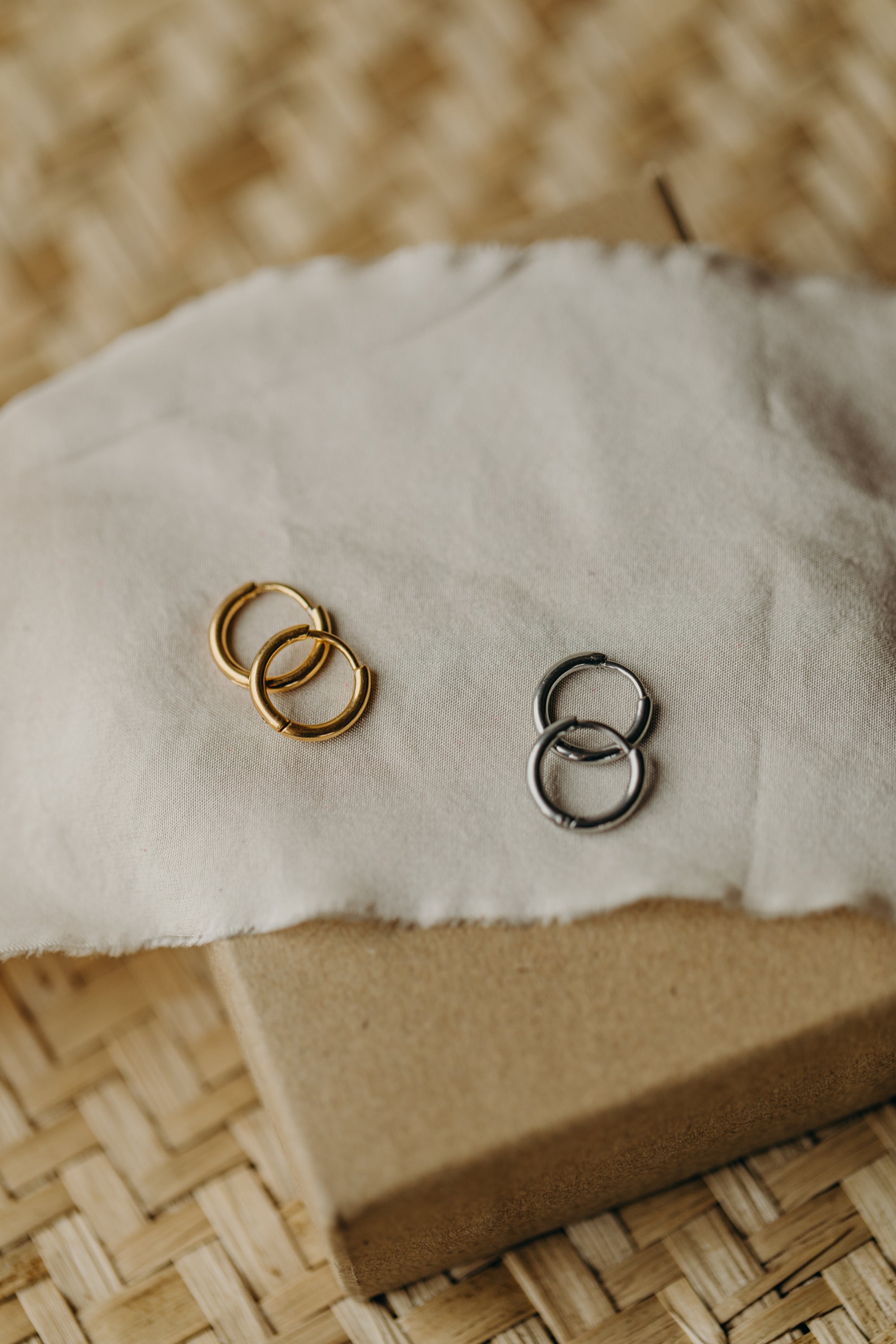 kleine runde Creolen 10 mm