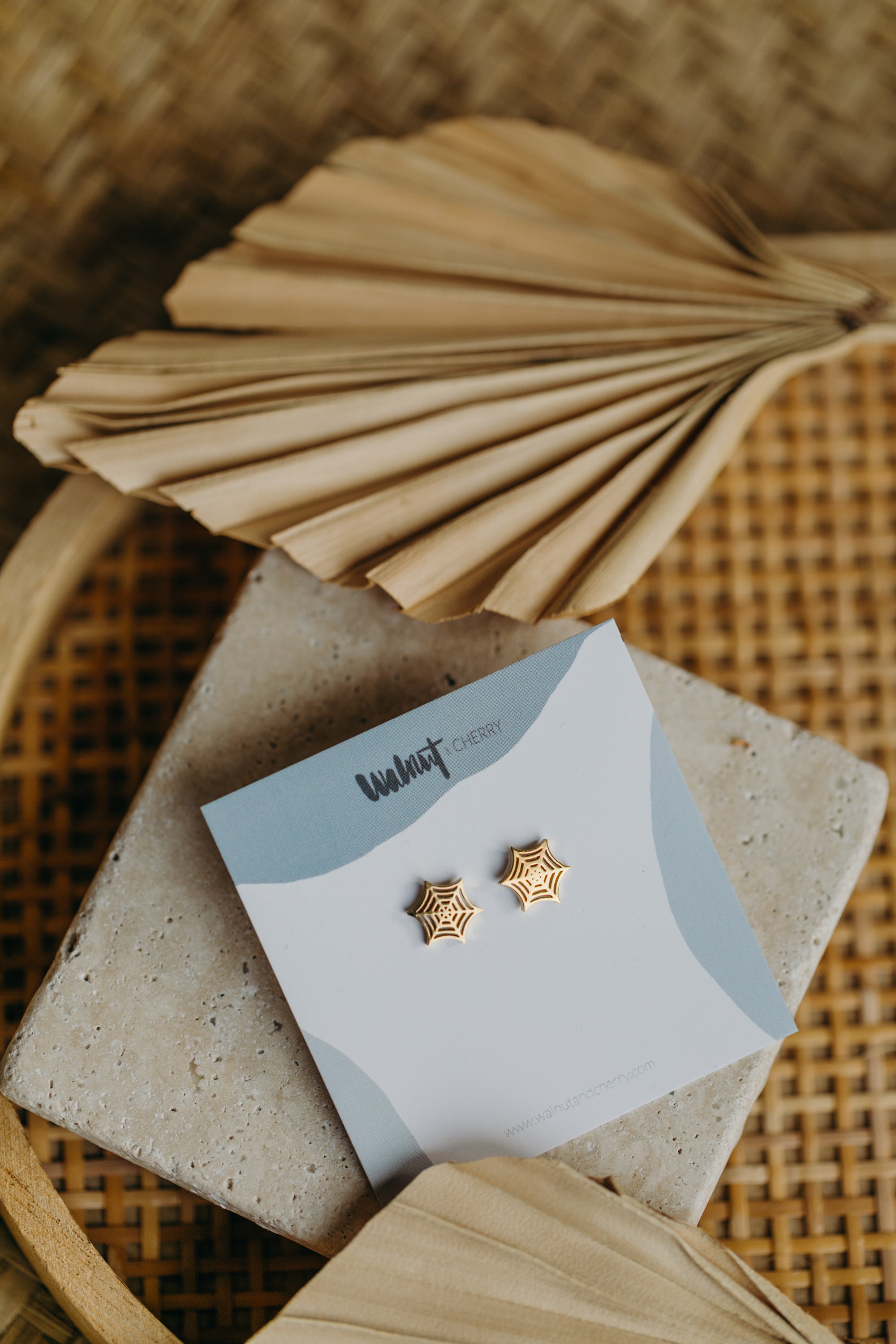 dotted circle earrings