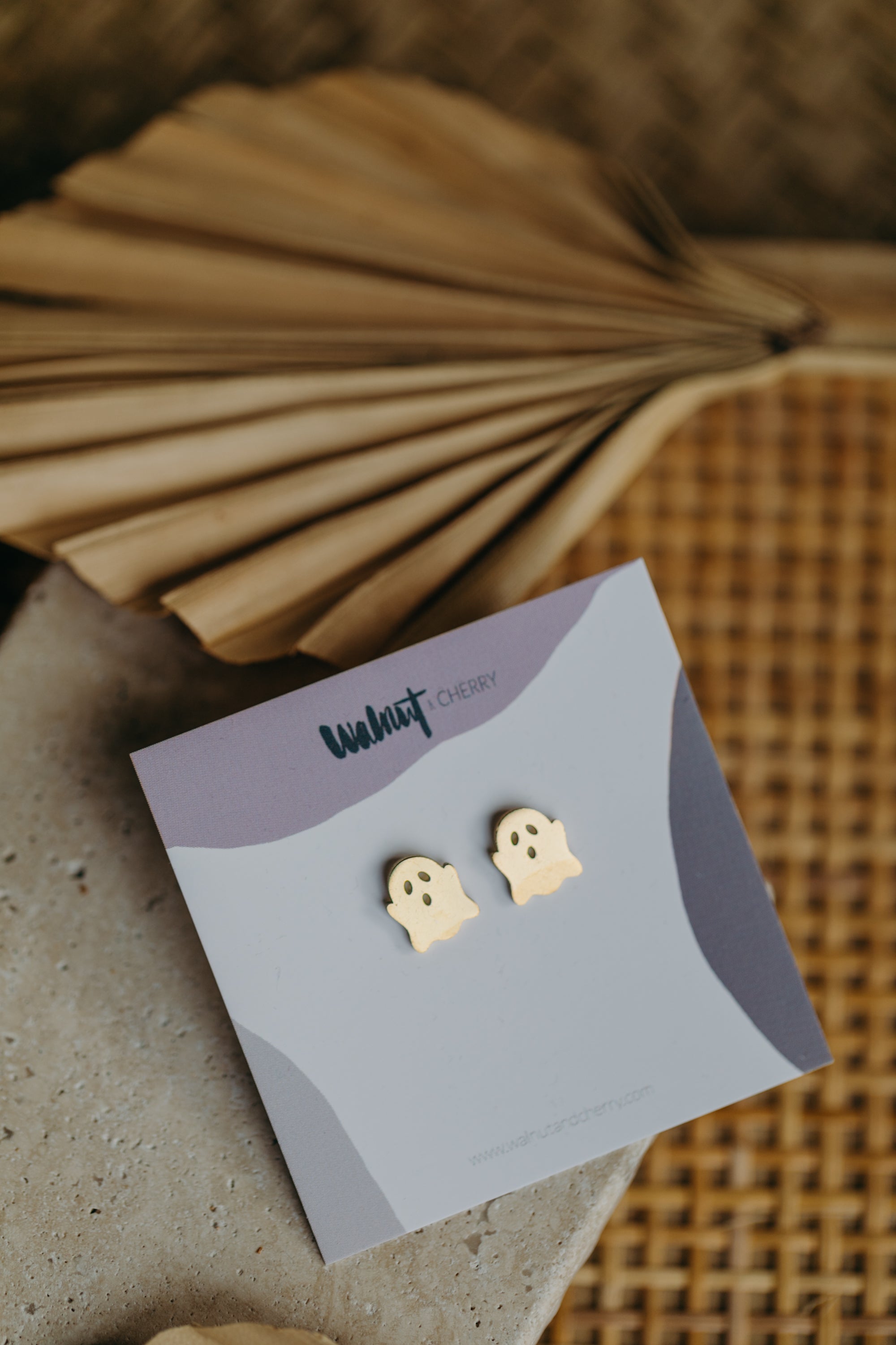 dotted circle earrings