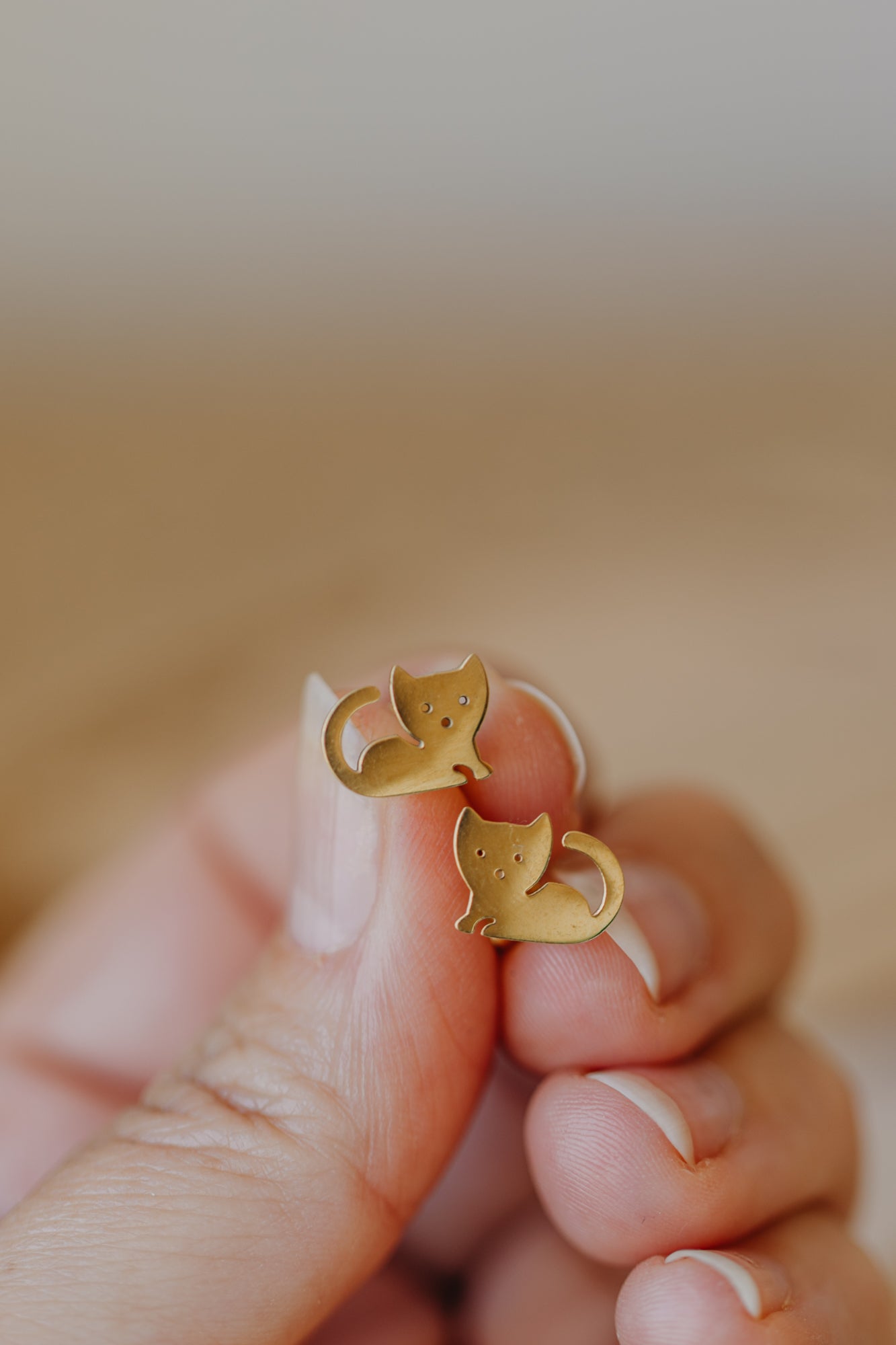 Ohrstecker Katze