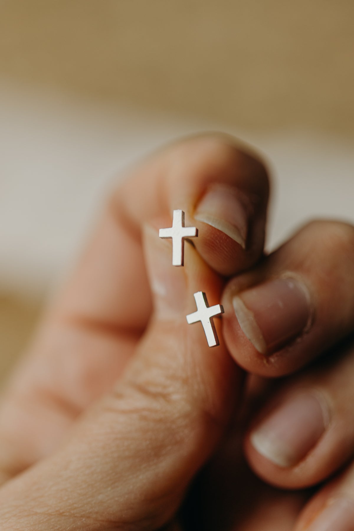 Ohrstecker Kreuz