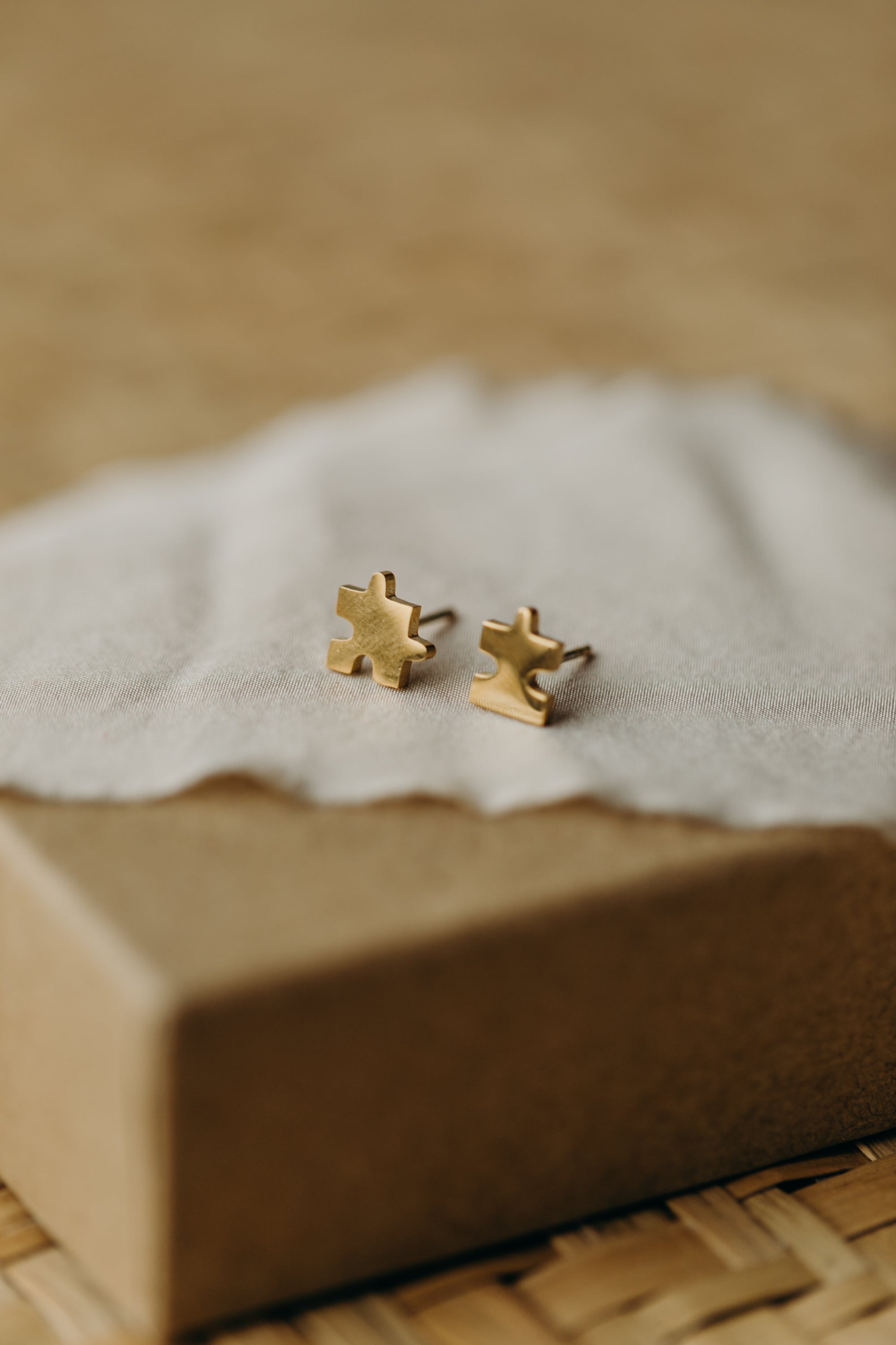 Ohrstecker kleine Puzzle Stücke