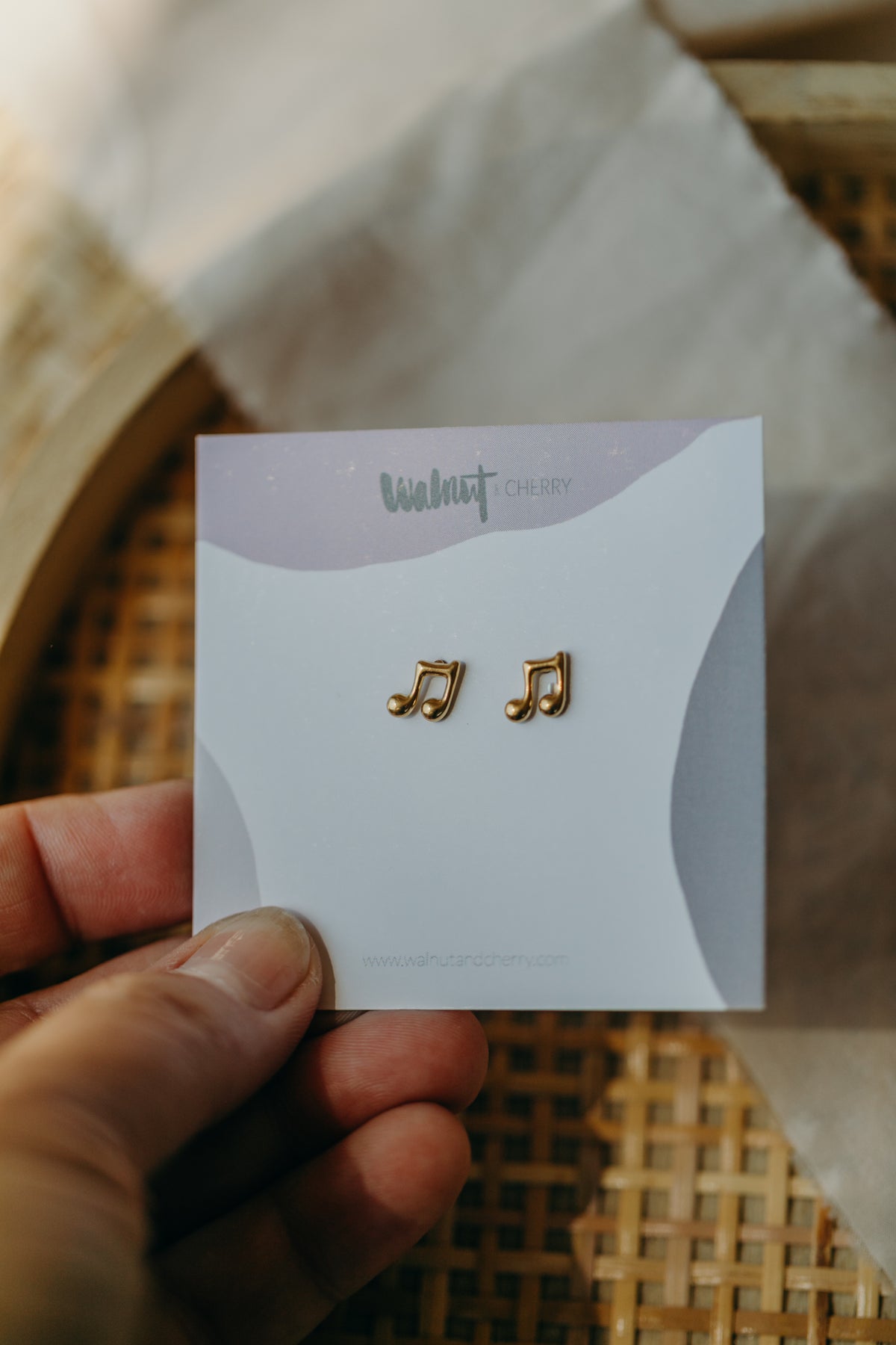 Ohrstecker kleine Musiknote
