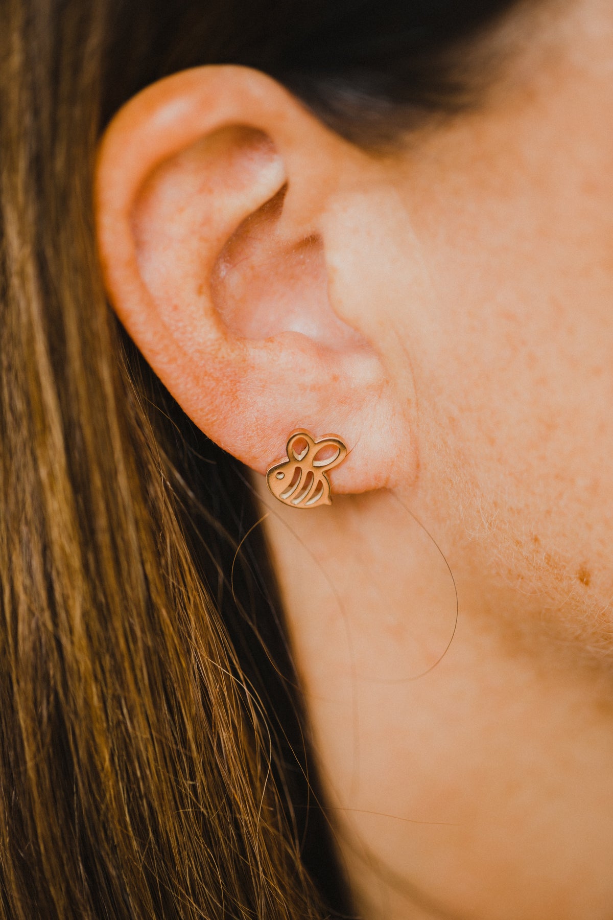 Ohrstecker Biene