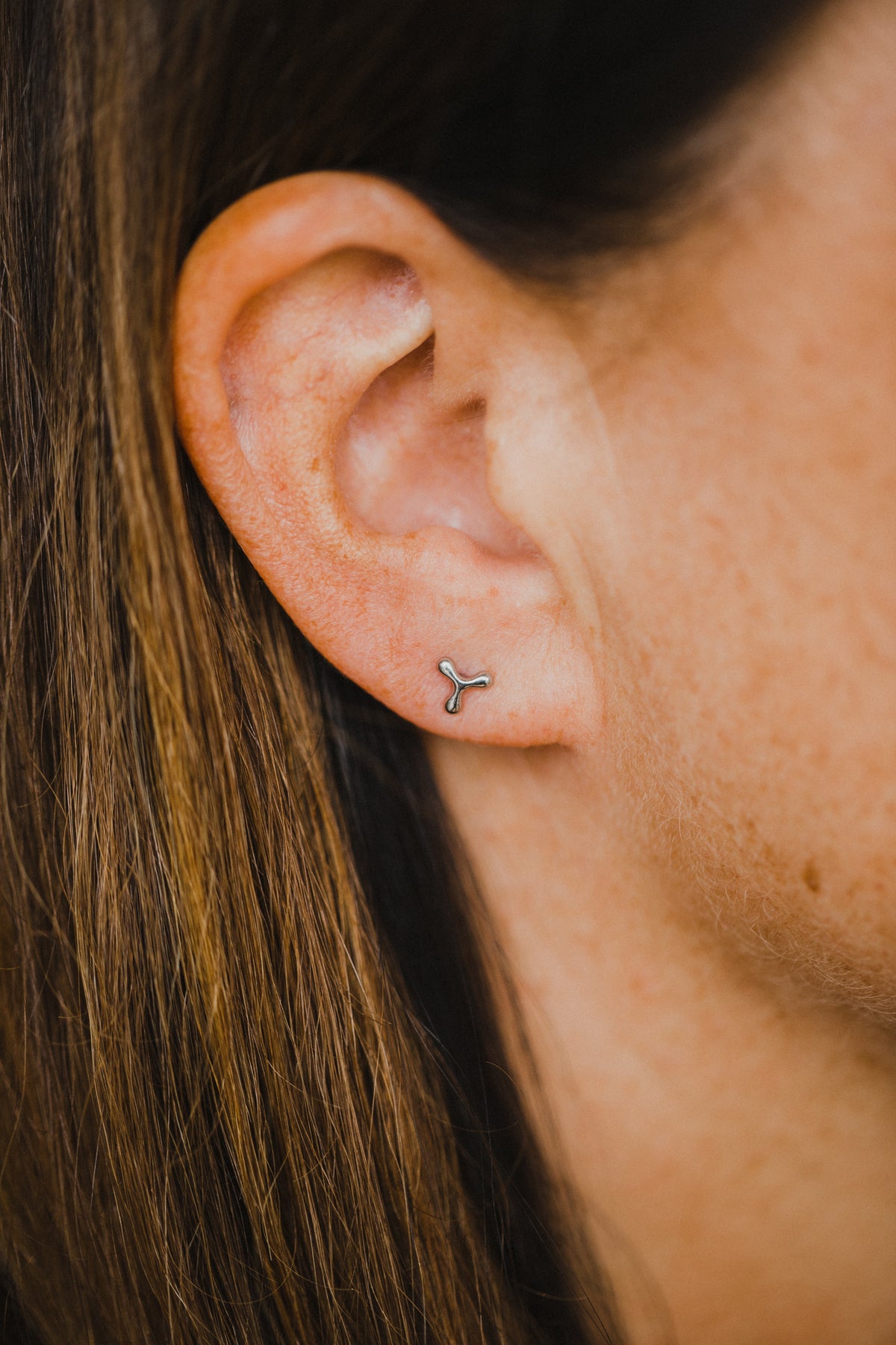 Ohrstecker Mini geometrische Form