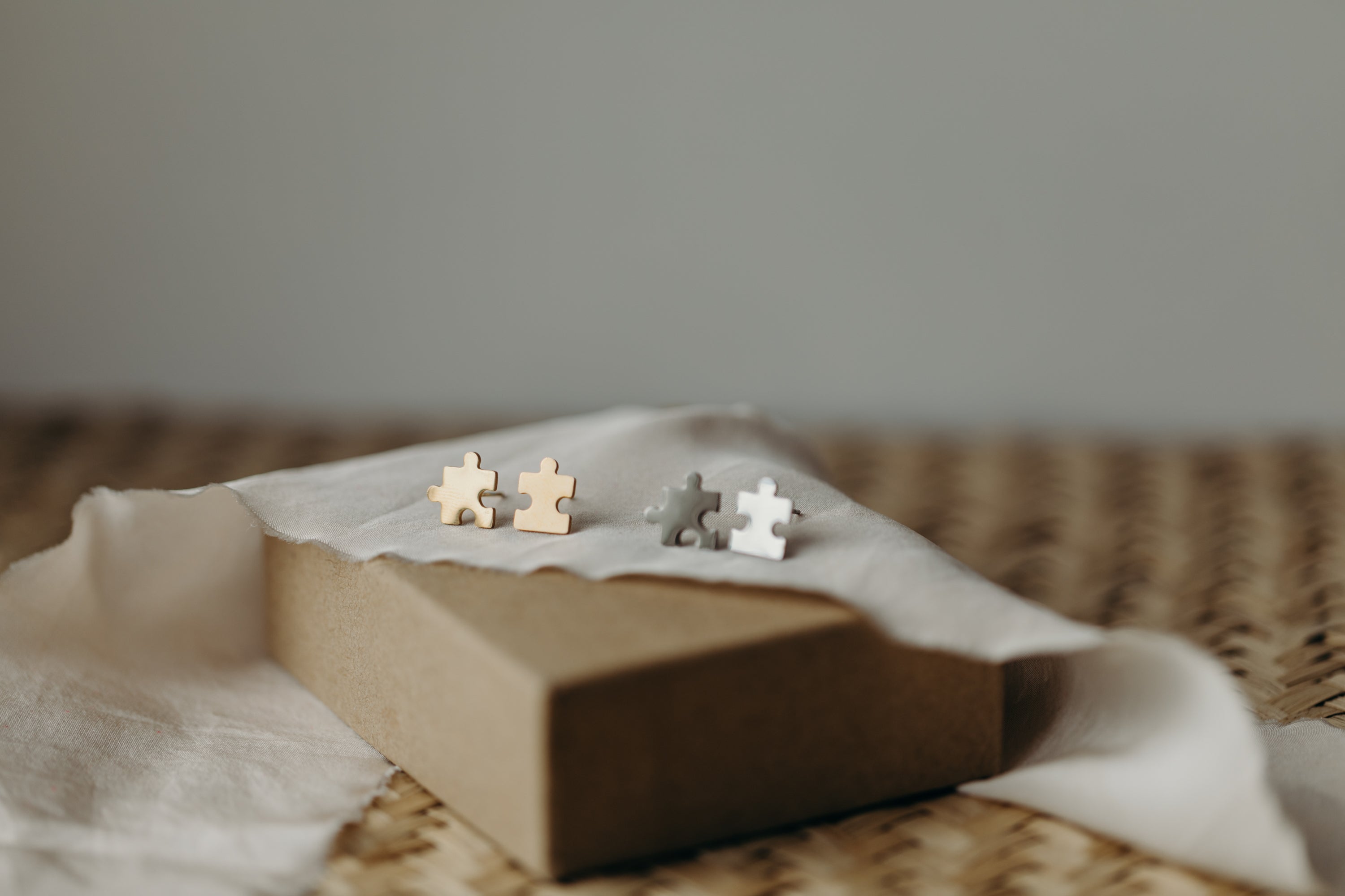 Ohrstecker Puzzle Stück