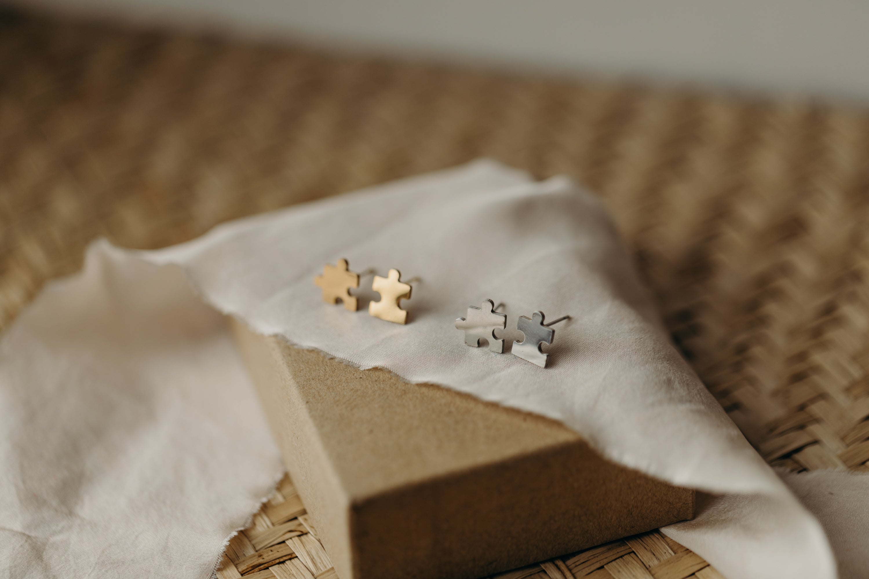 Ohrstecker Puzzle Stück