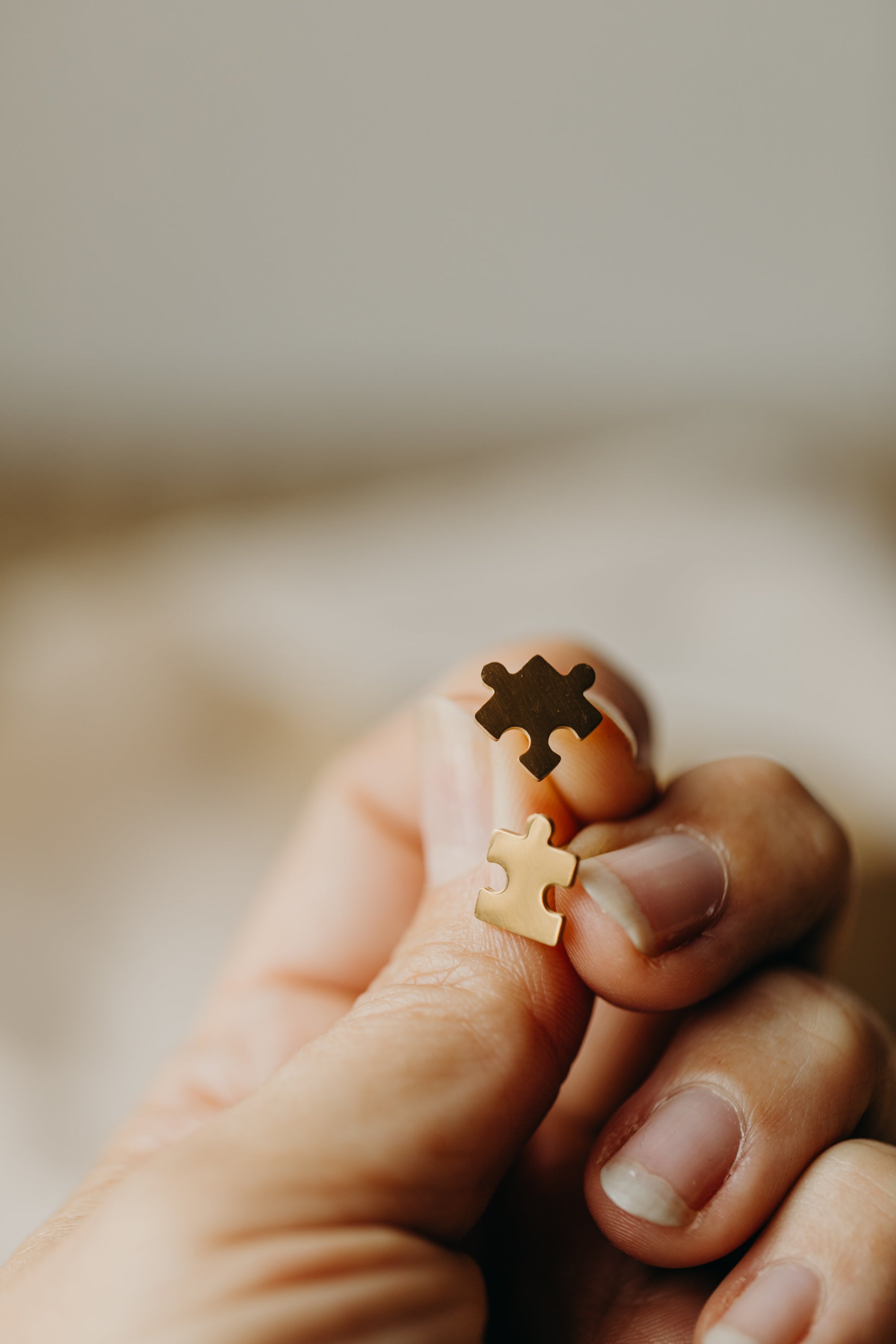 Ohrstecker Puzzle Stück