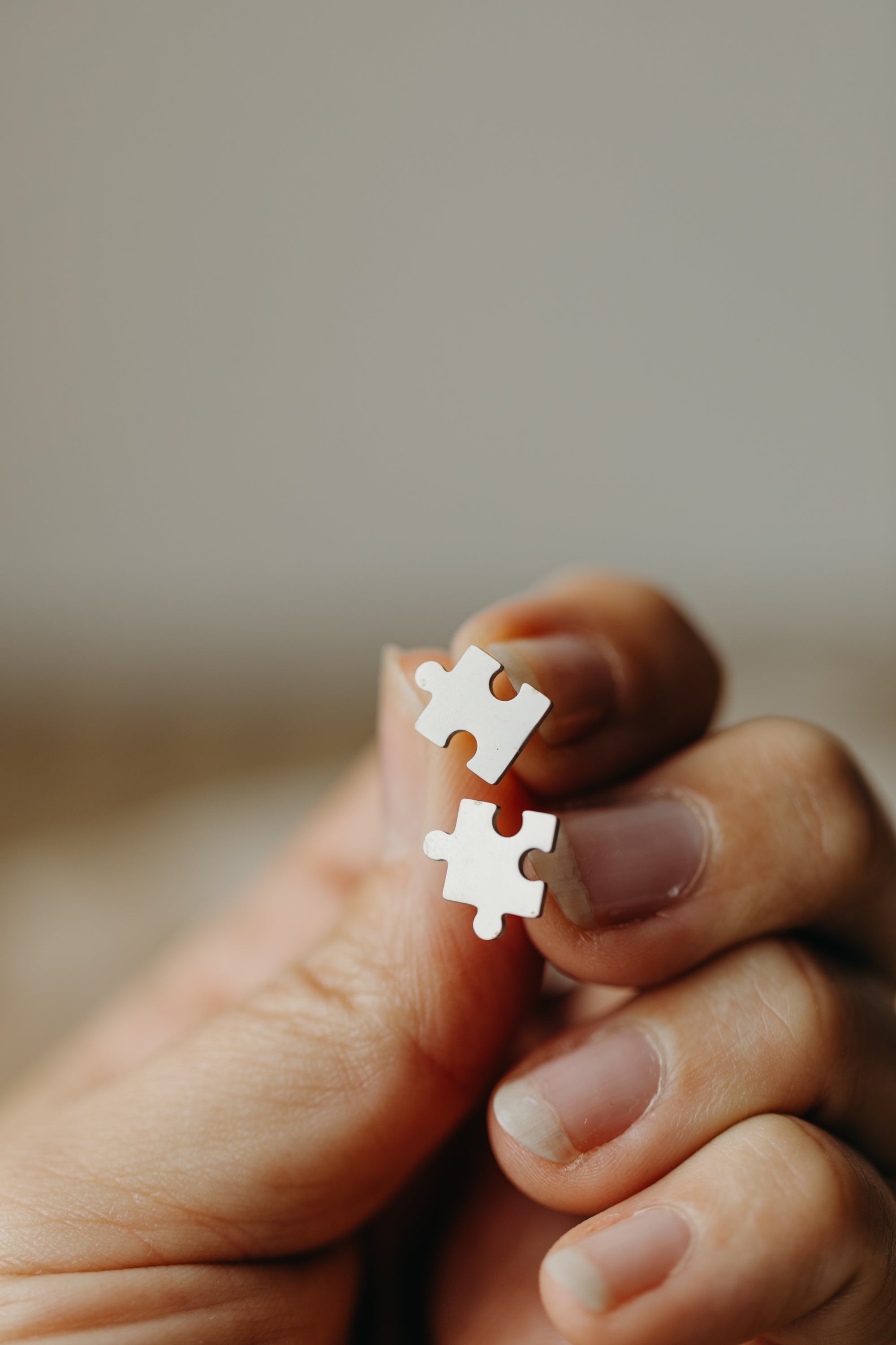 Ohrstecker Puzzle Stück