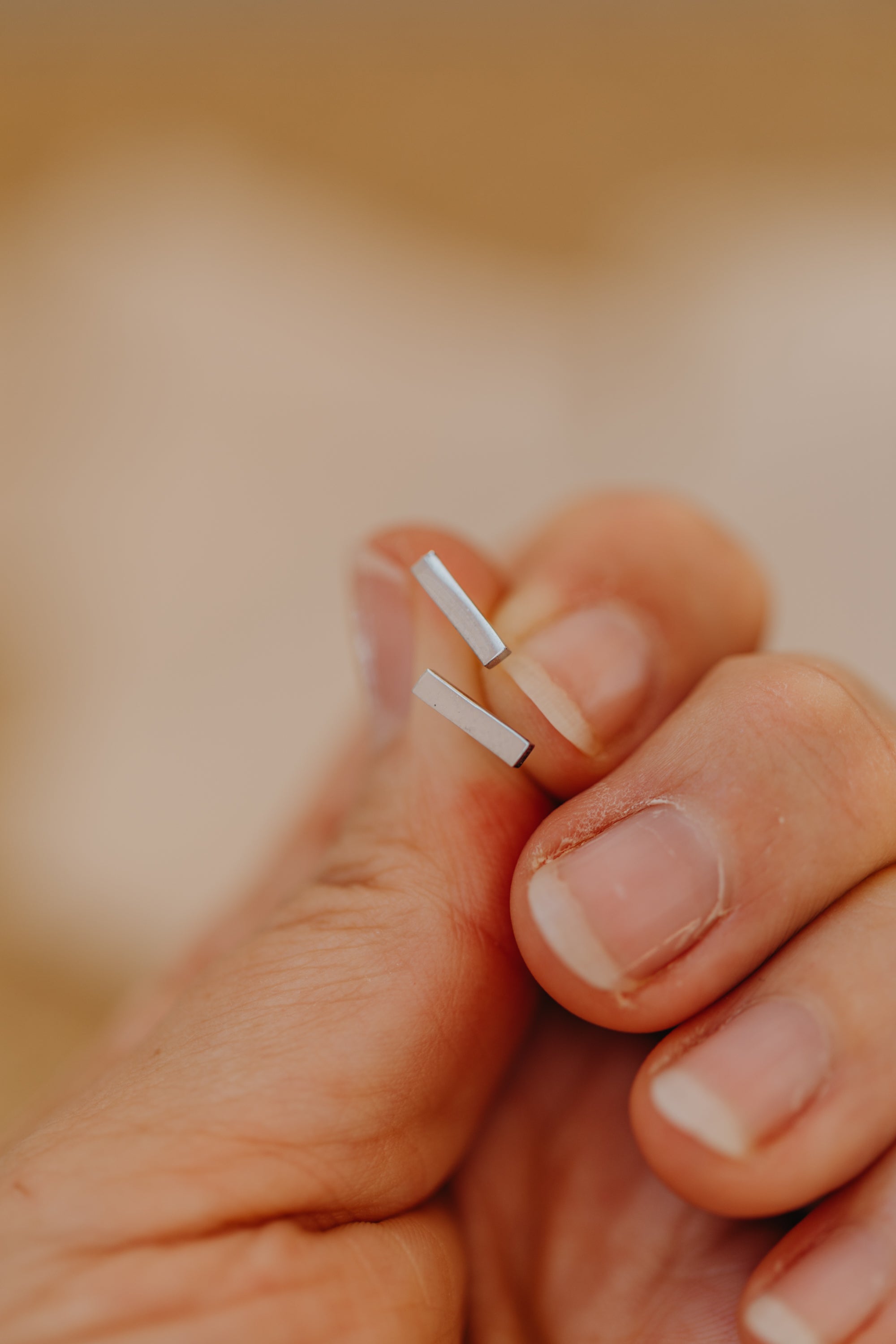 dotted circle earrings