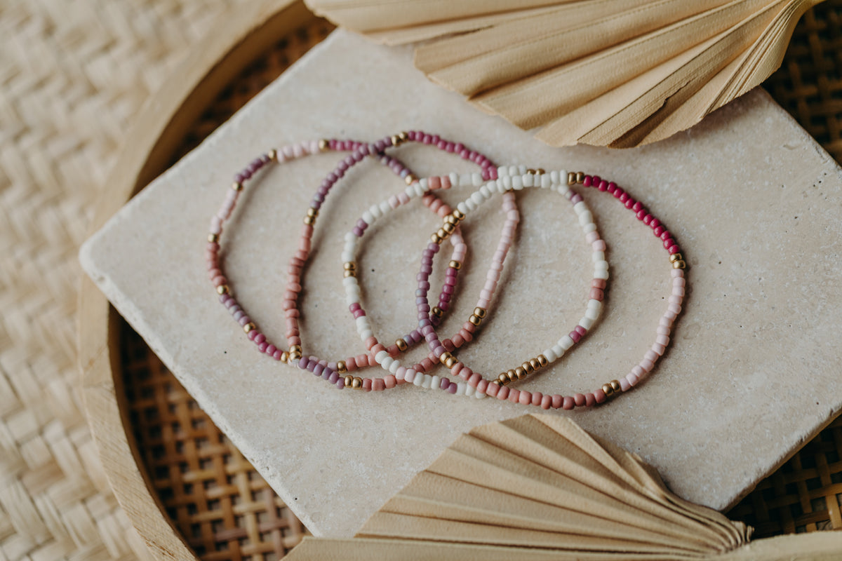 MENORCA - buntes Glasperlenarmband 004