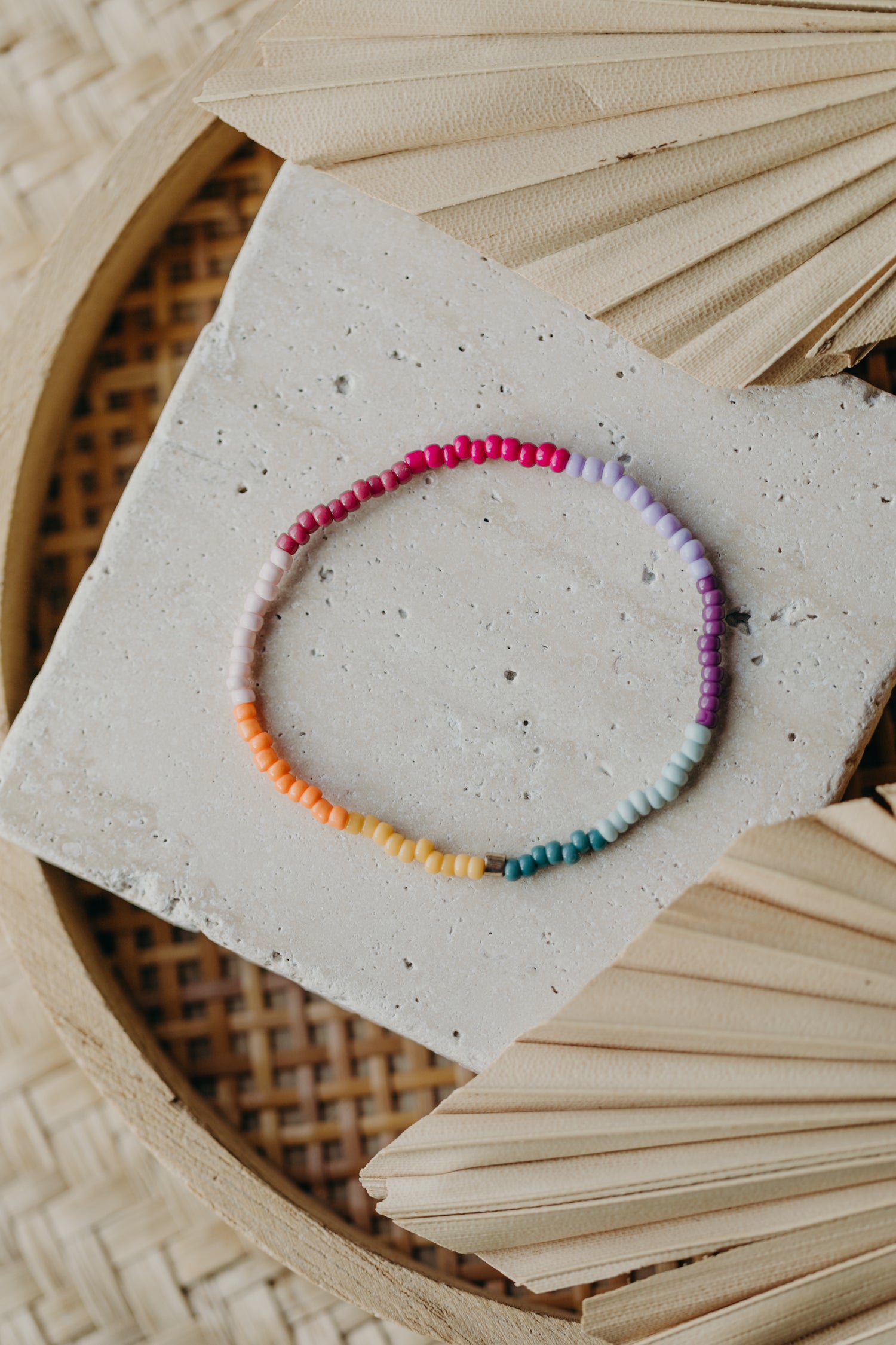MOREA - buntes Glasperlenarmband 003