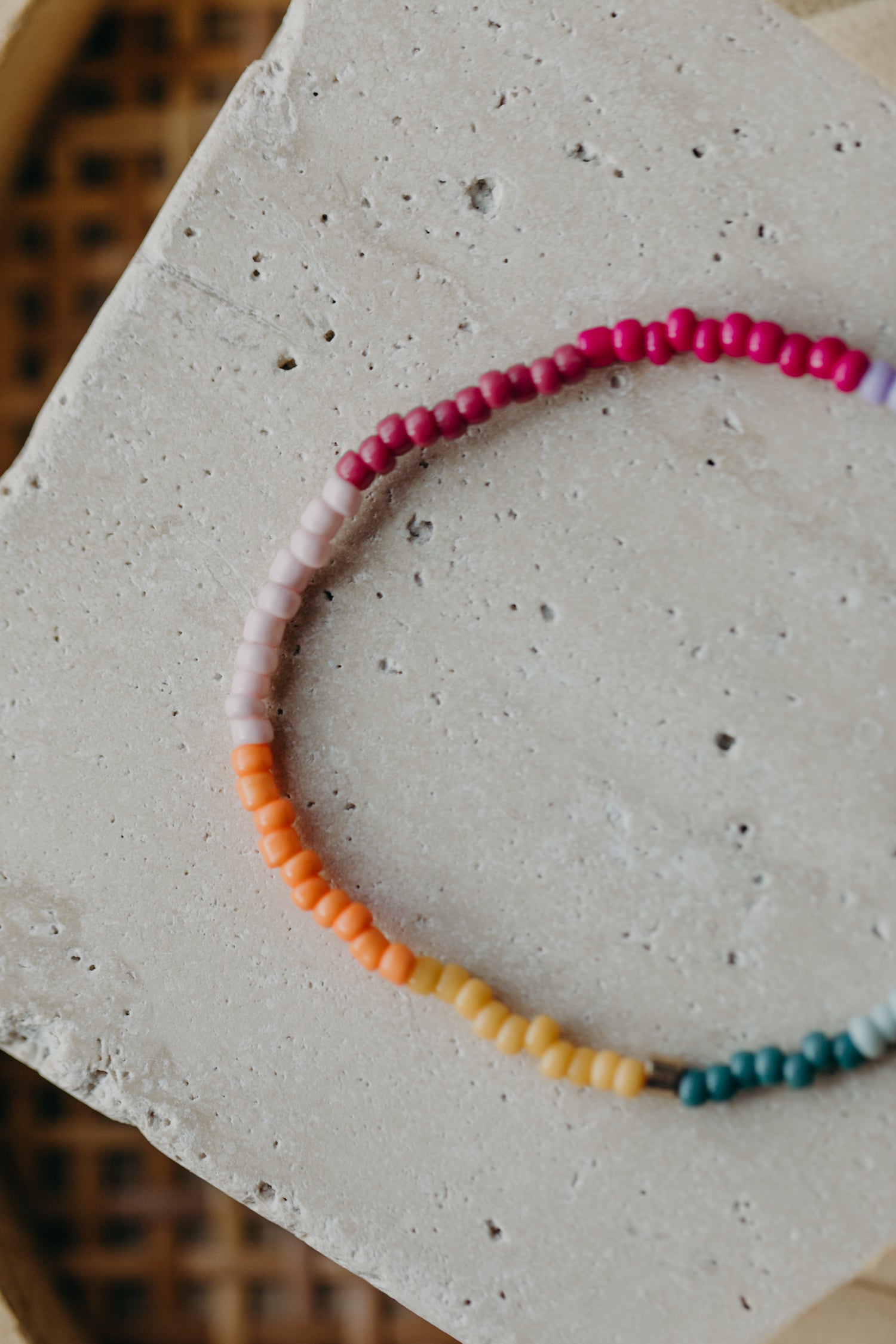 MOREA - buntes Glasperlenarmband 003
