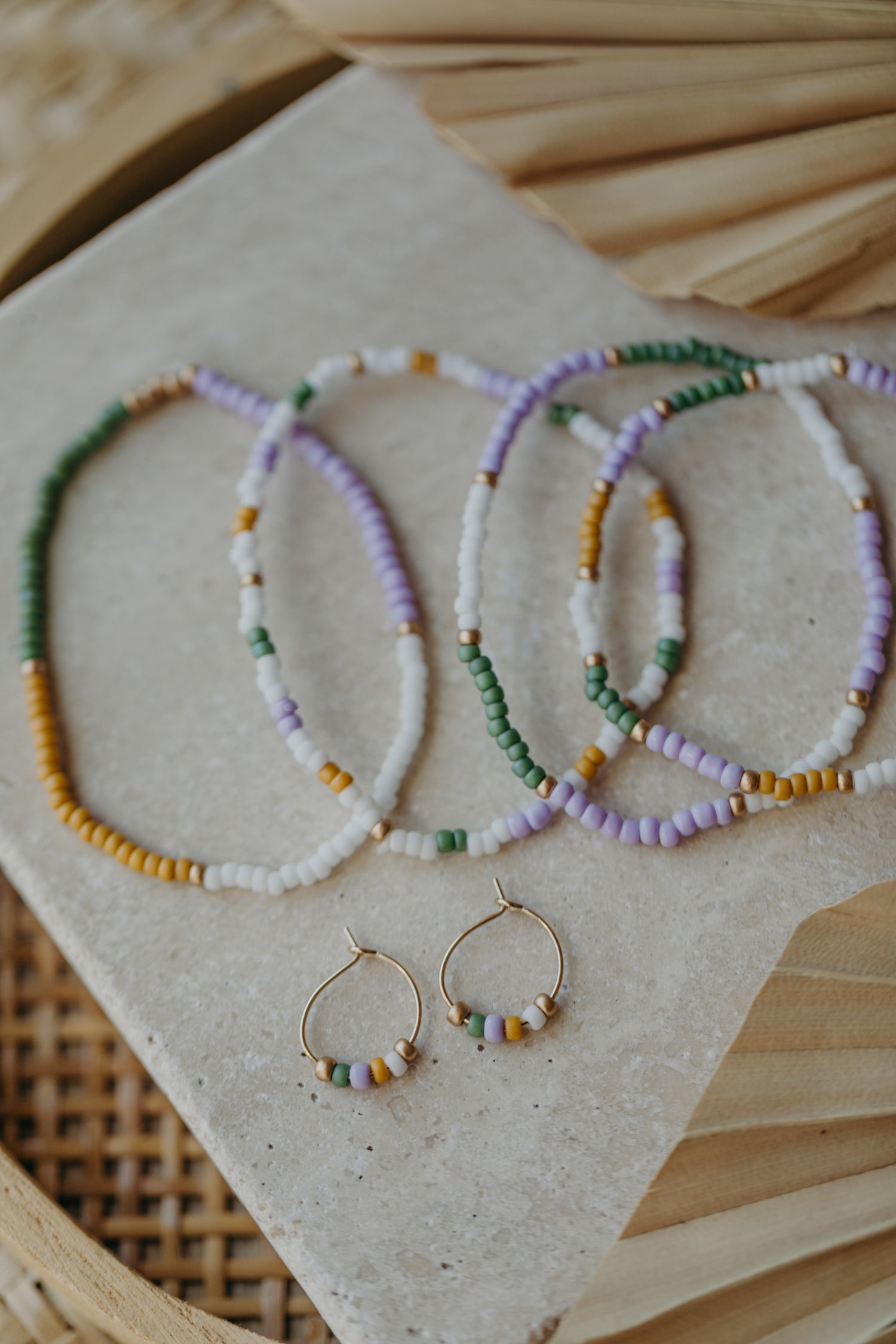 PROVENCE - buntes Glasperlenarmband 001