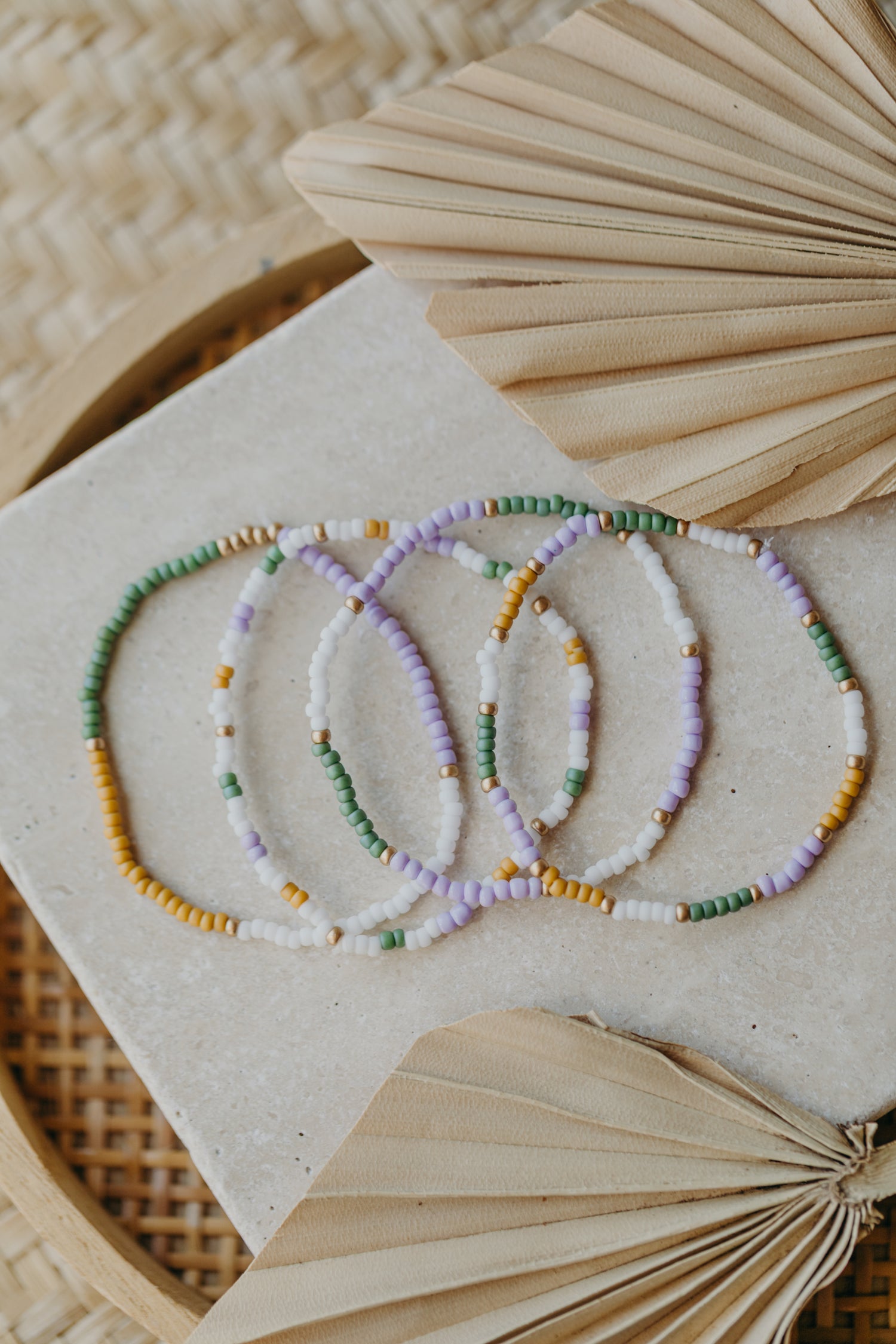 PROVENCE - buntes Glasperlenarmband 003