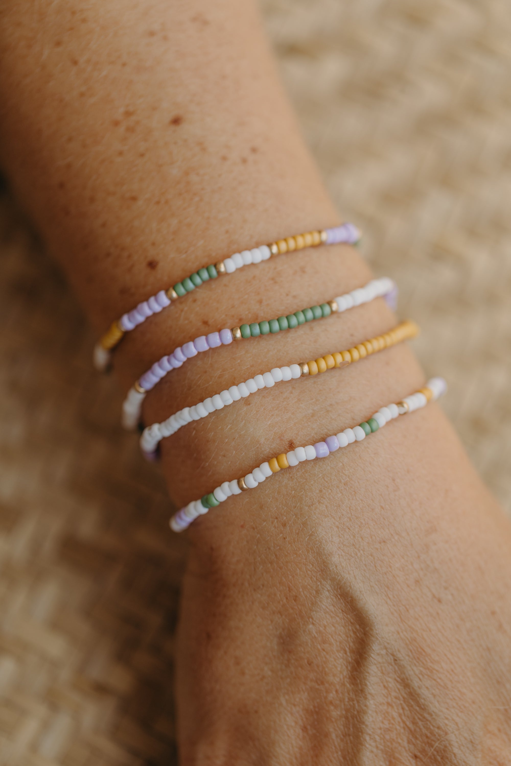 PROVENCE - buntes Glasperlenarmband 004