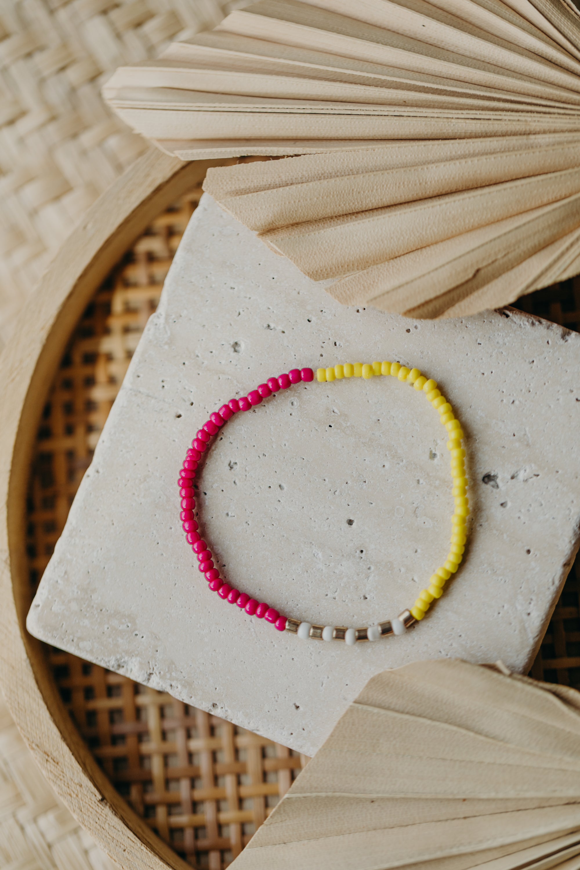 SANSIBAR - buntes Glasperlenarmband 001
