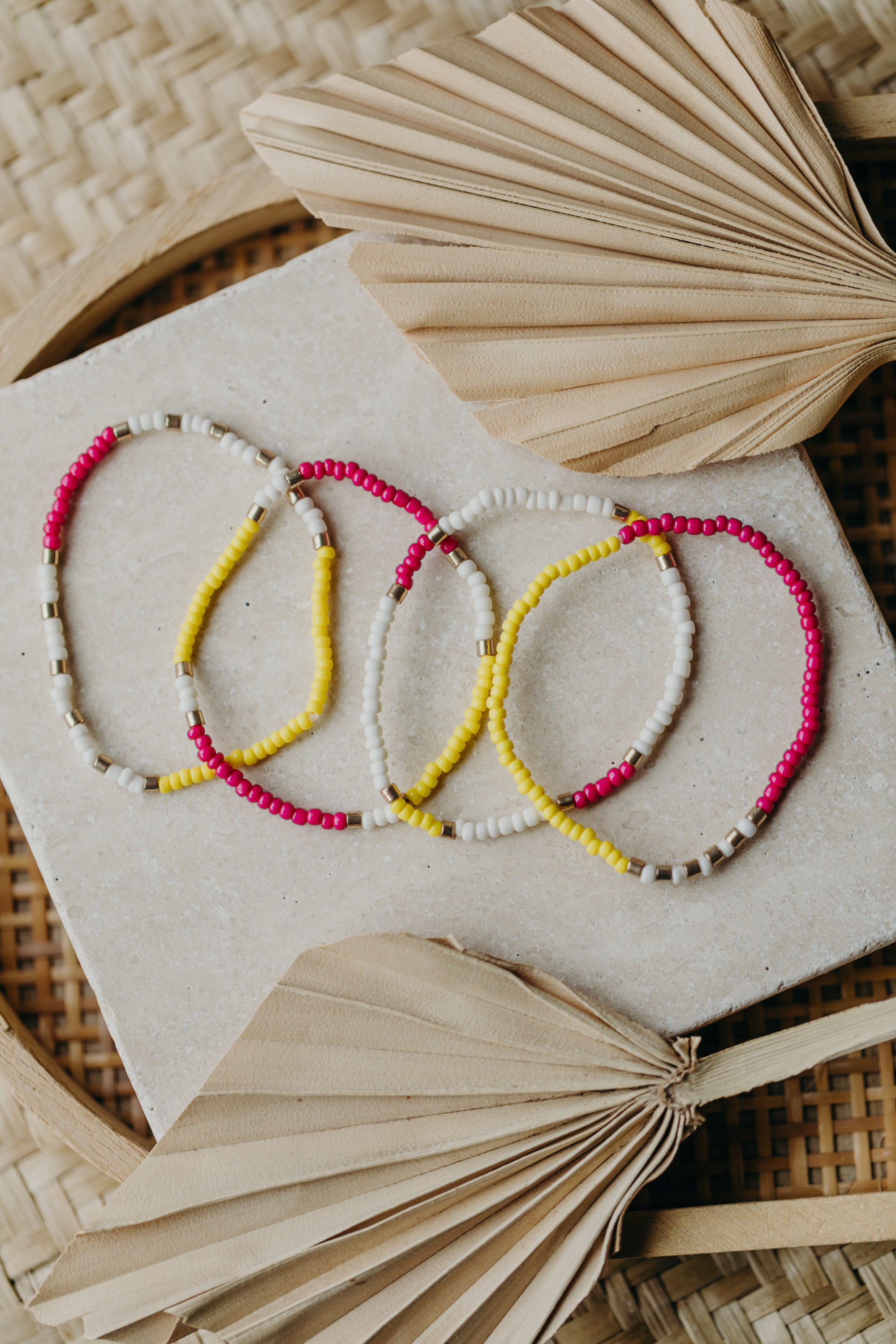 SANSIBAR - buntes Glasperlenarmband 001