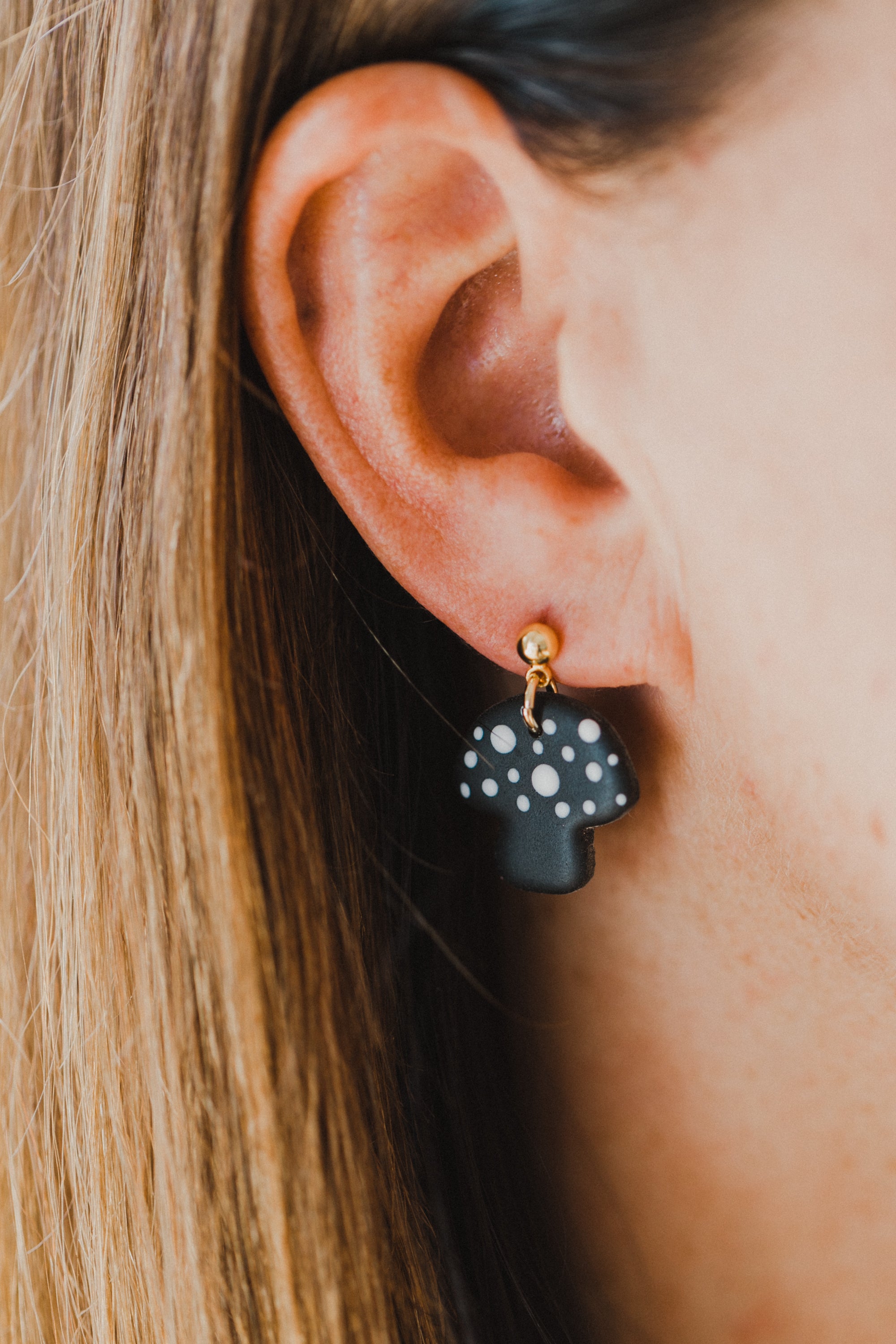 ESTI - Pilz Ohrringe aus Polymer Ton