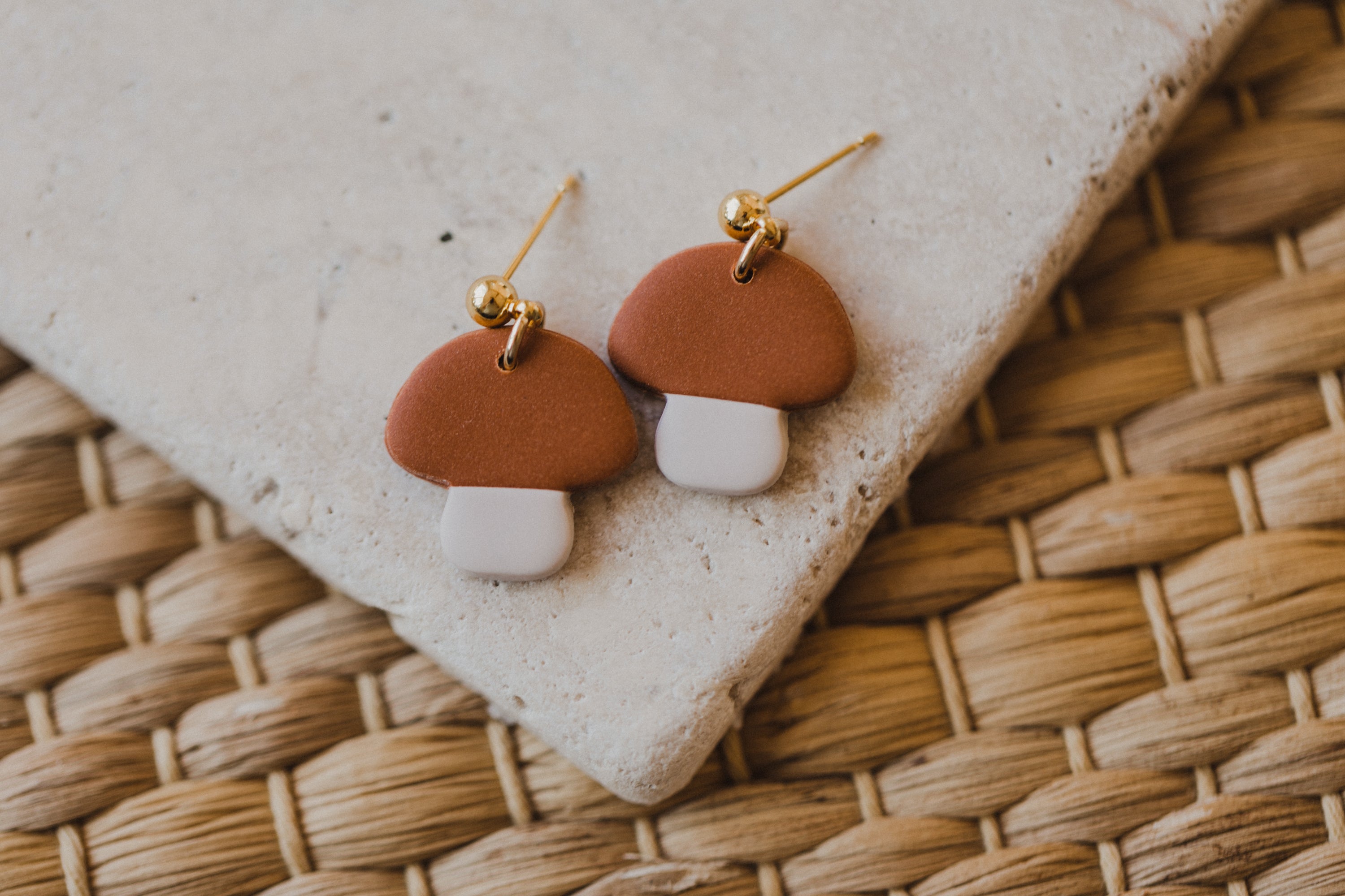 ESTI - Pilz Ohrringe aus Polymer Ton