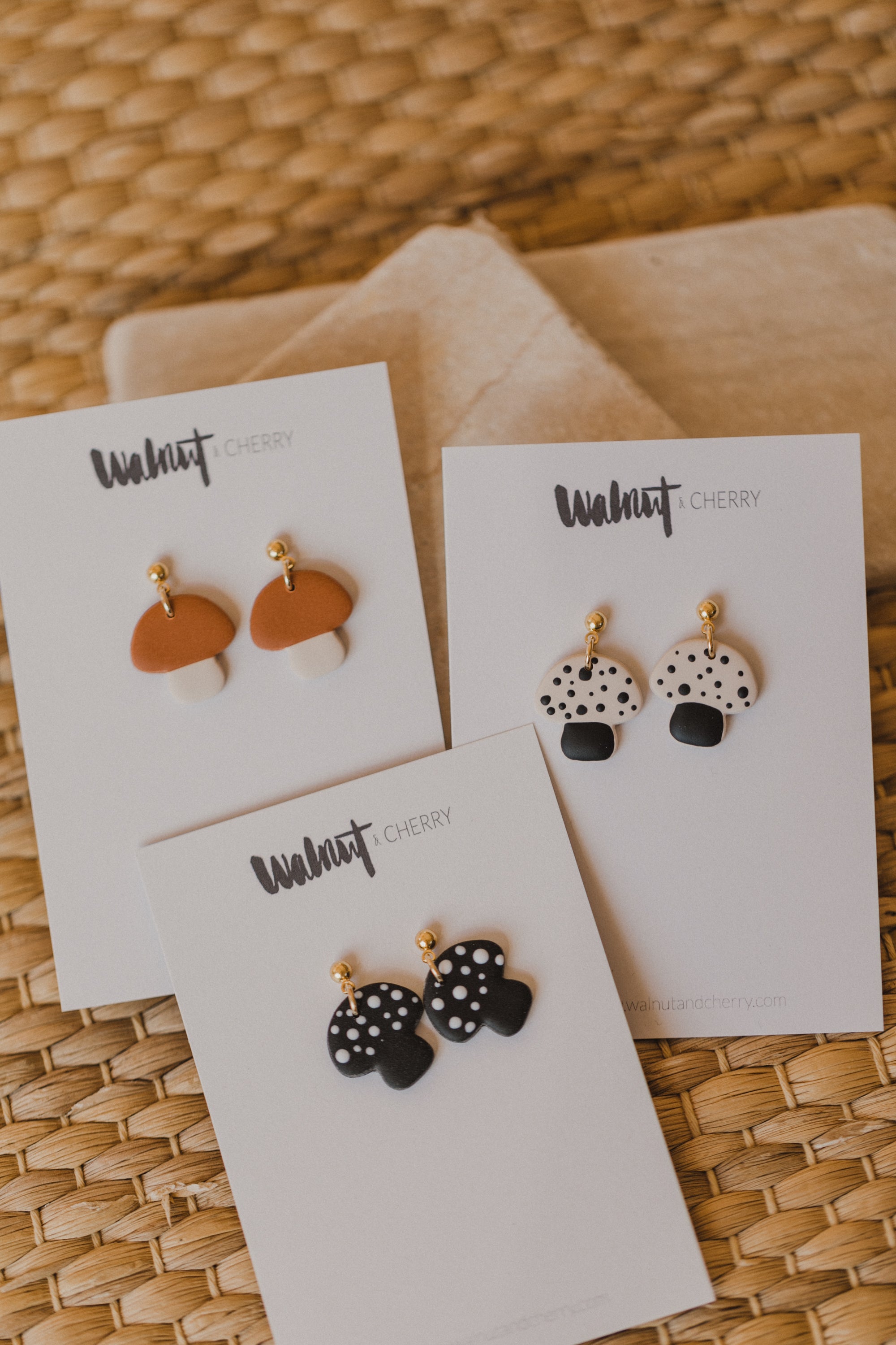 ESTI - Pilz Ohrringe aus Polymer Ton