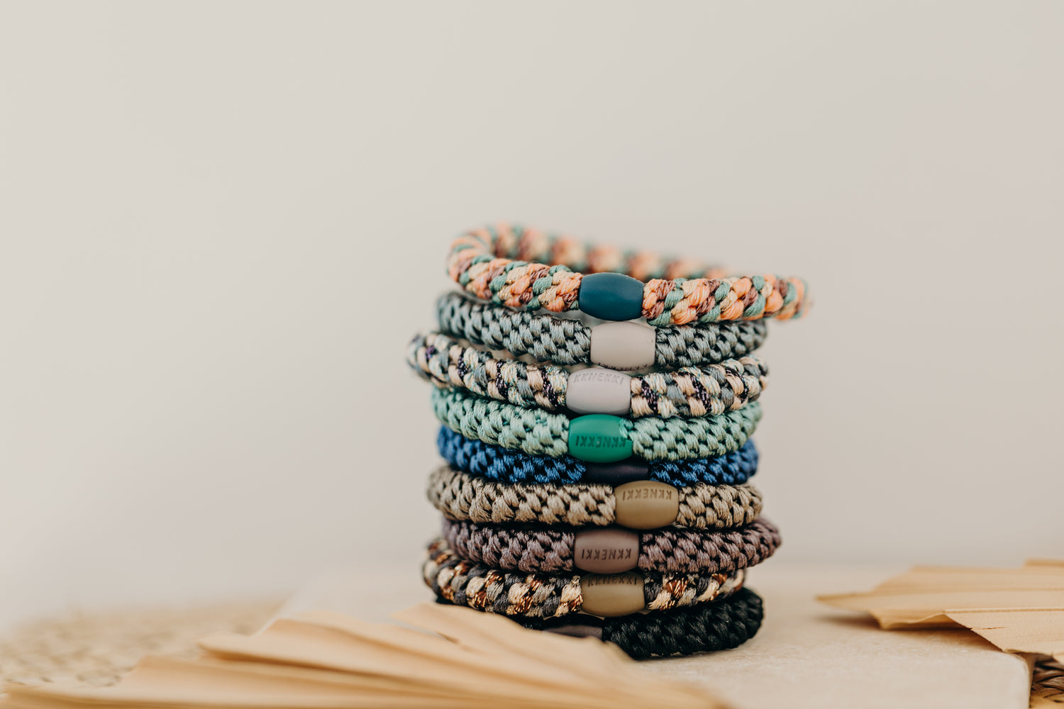 KKNEKKI Hair Tie Mix Teal Purple