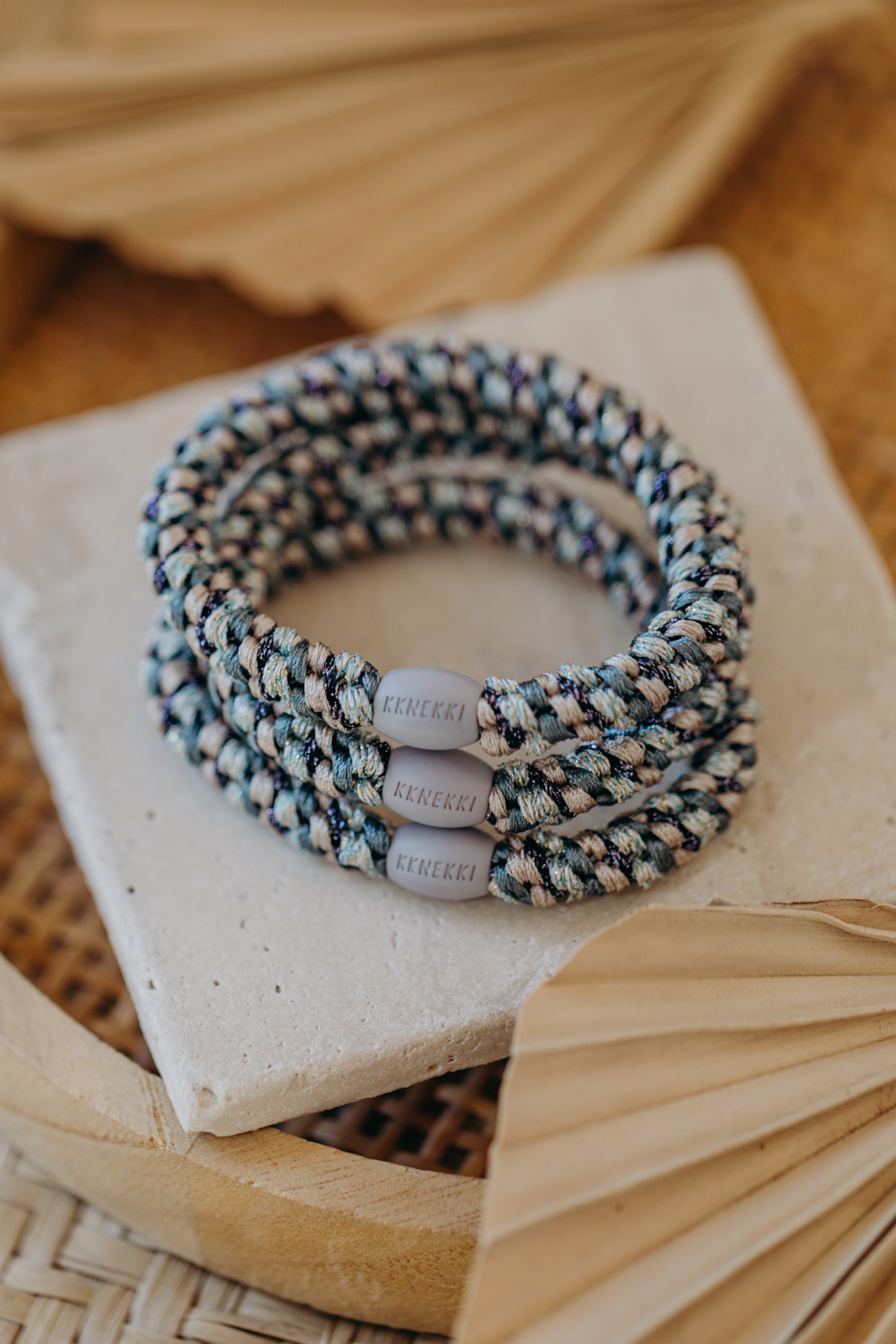 KKNEKKI Haargummi Mix Teal Purple