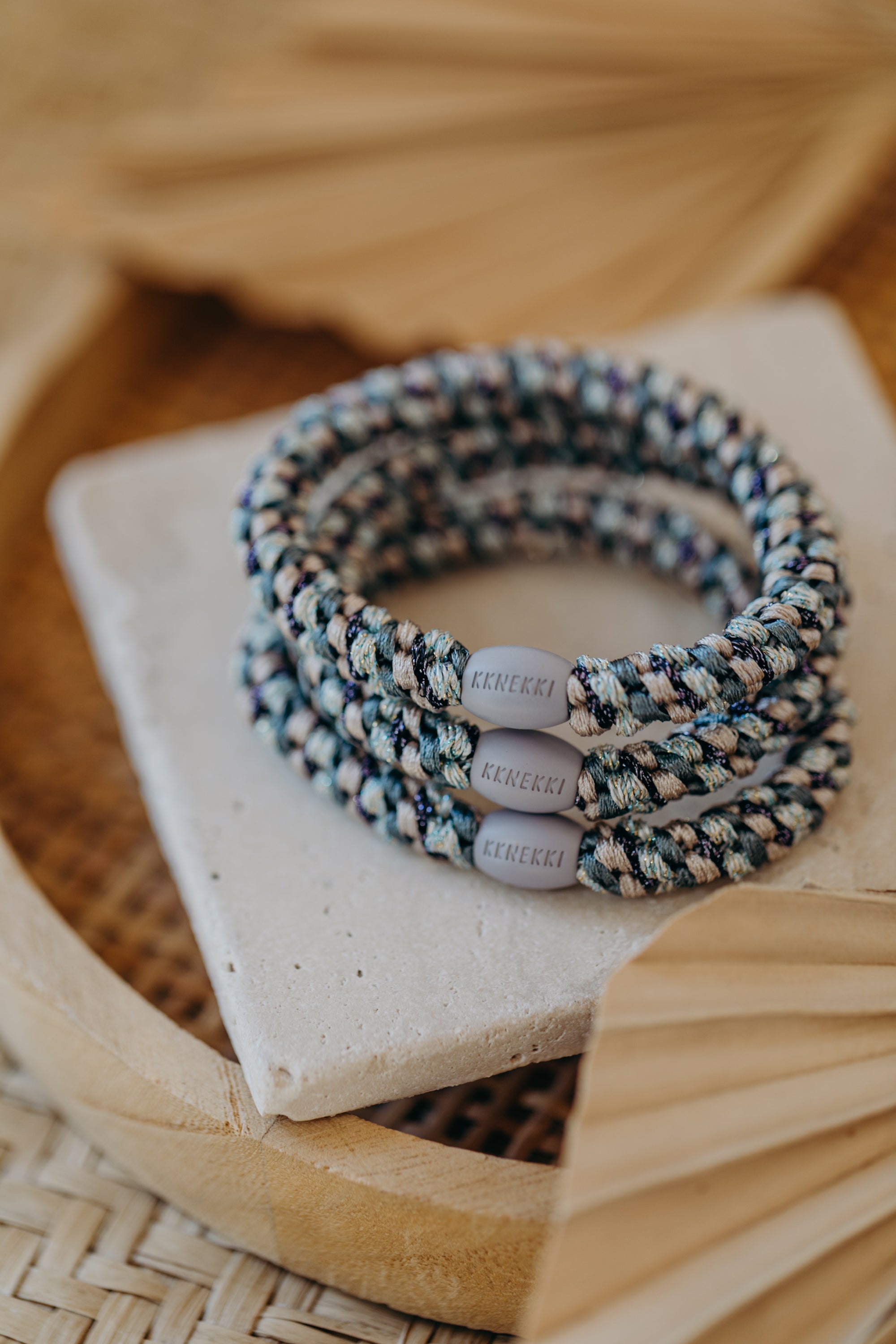 KKNEKKI Haargummi Mix Teal Purple