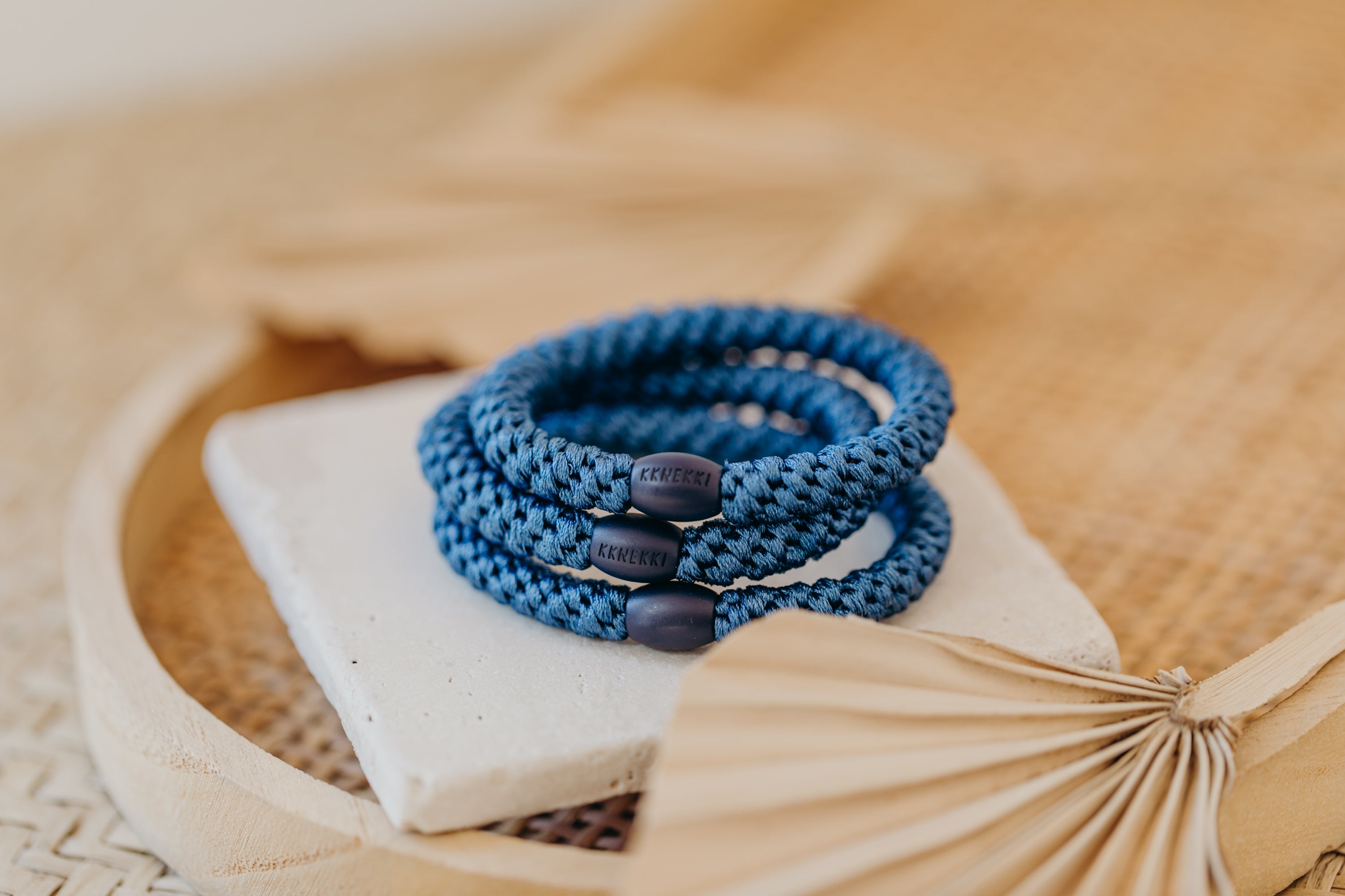 KKNEKKI Haargummi Indigo