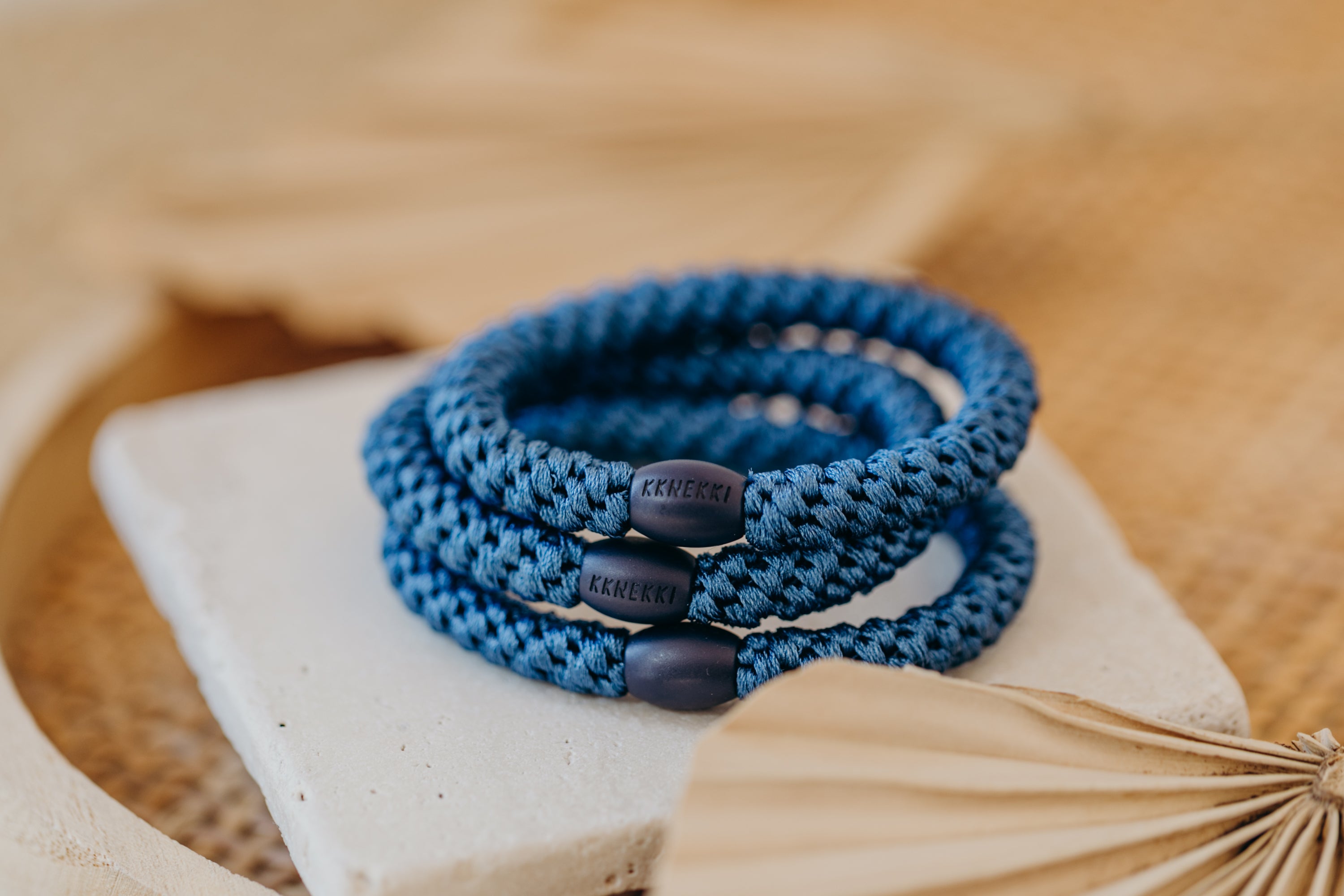 KKNEKKI Haargummi Indigo