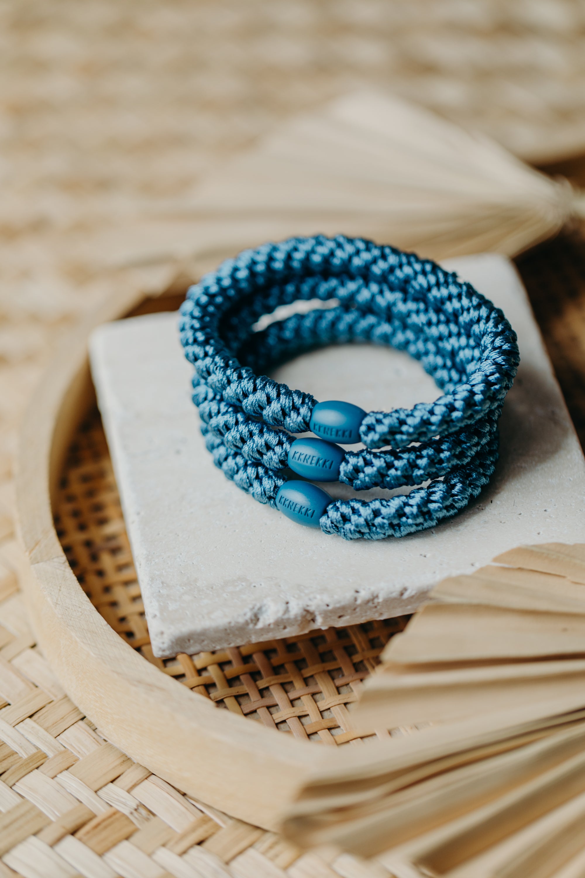 KKNEKKI Haargummi Dusty Blue
