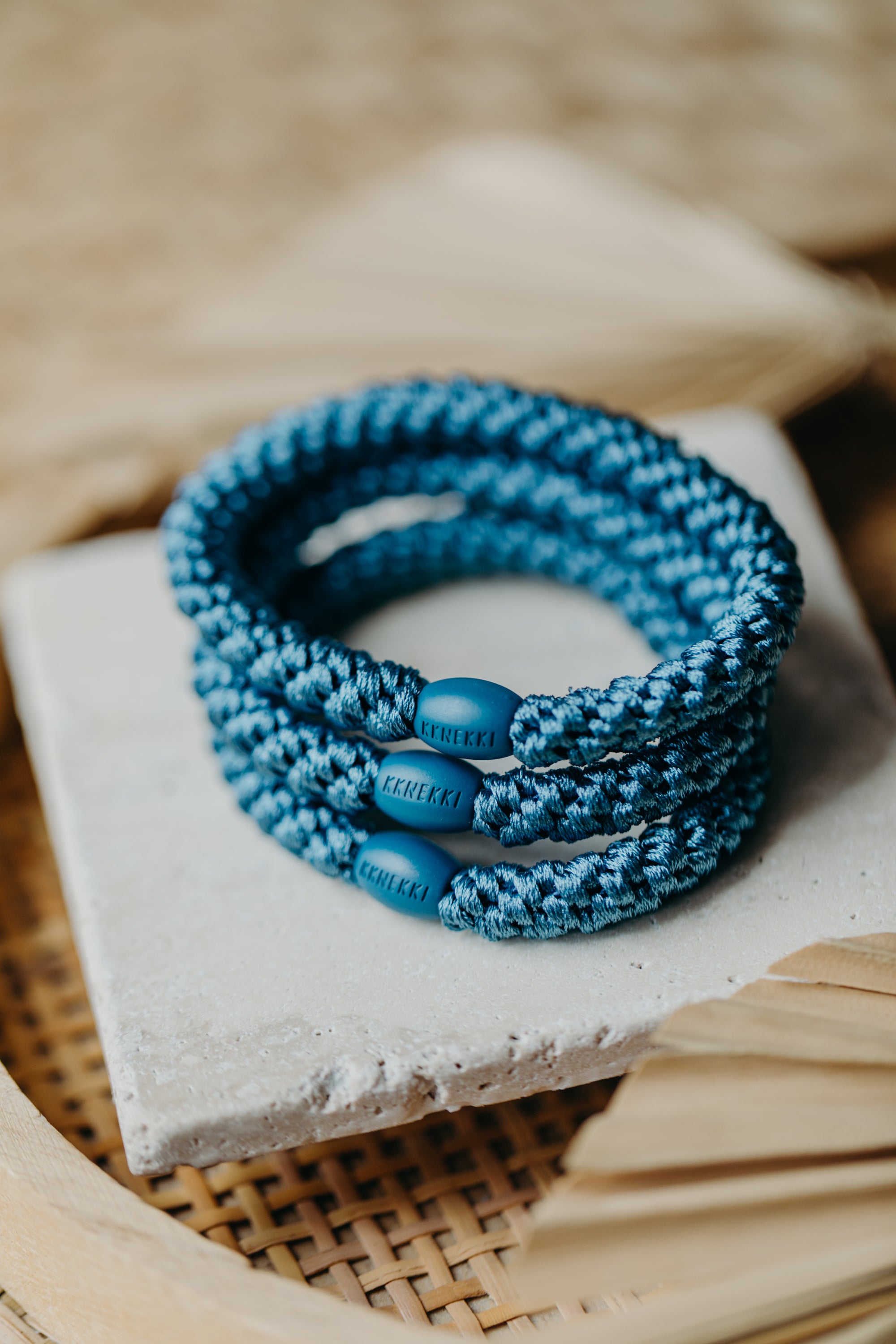 KKNEKKI Haargummi Dusty Blue