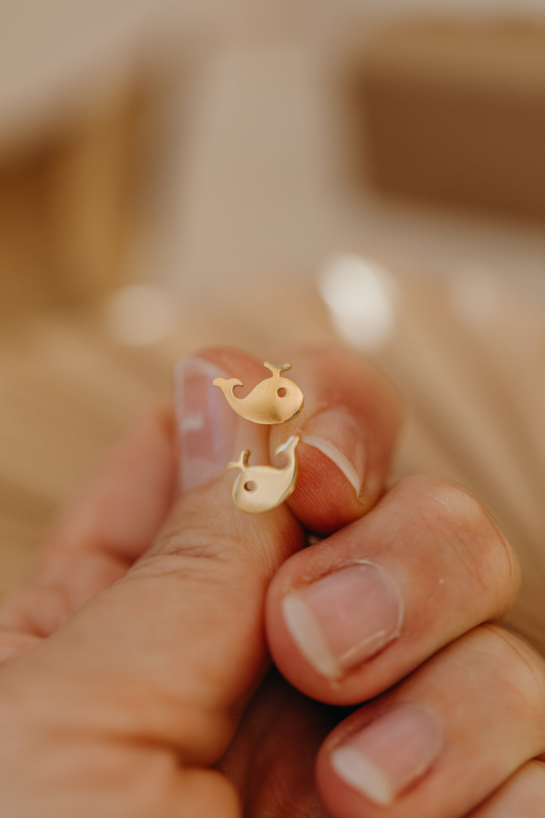 dotted circle earrings