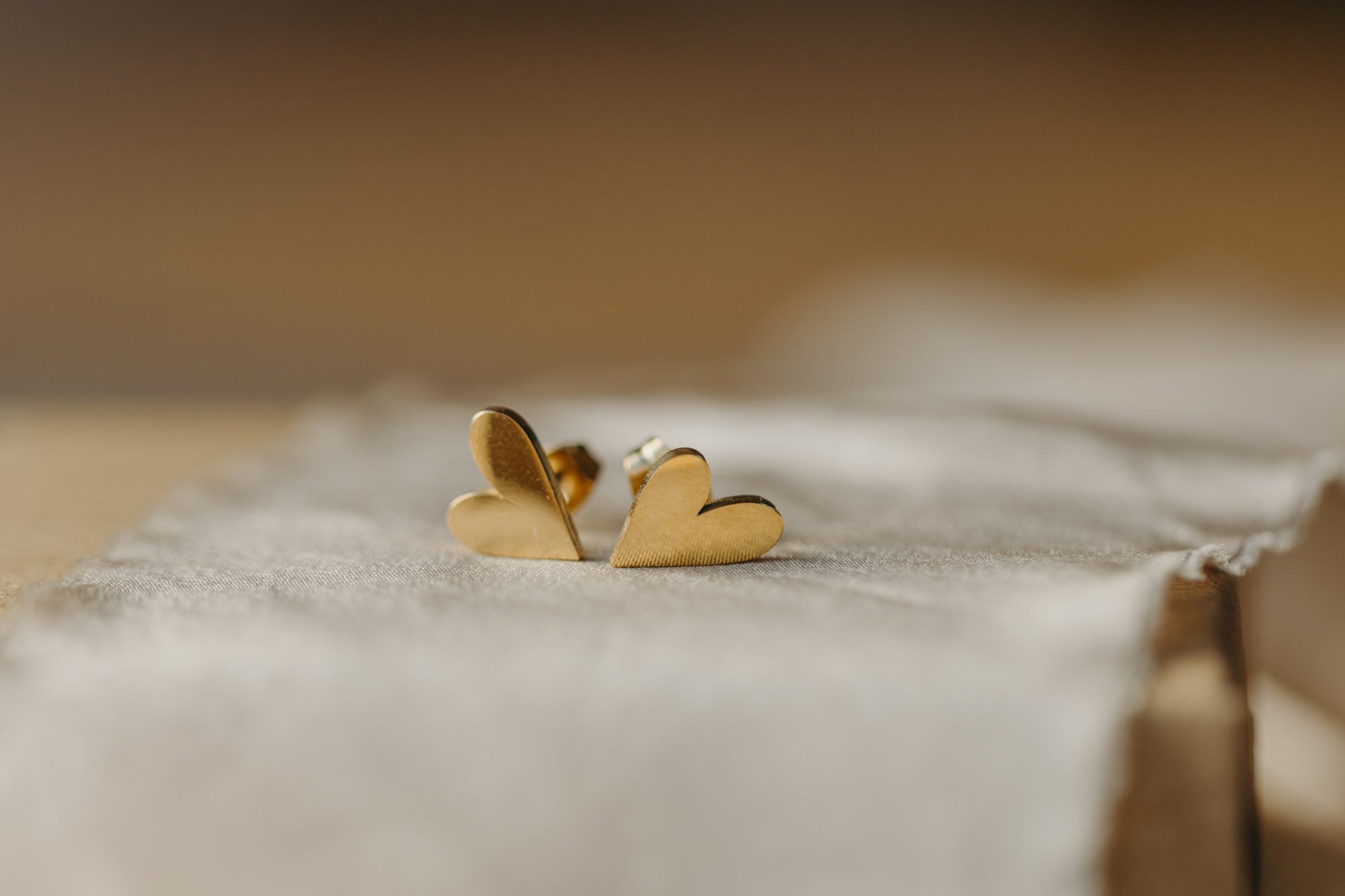 Ohrstecker längliches Herz