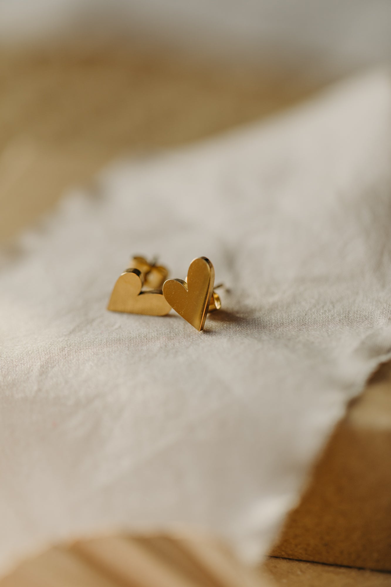 Ohrstecker längliches Herz