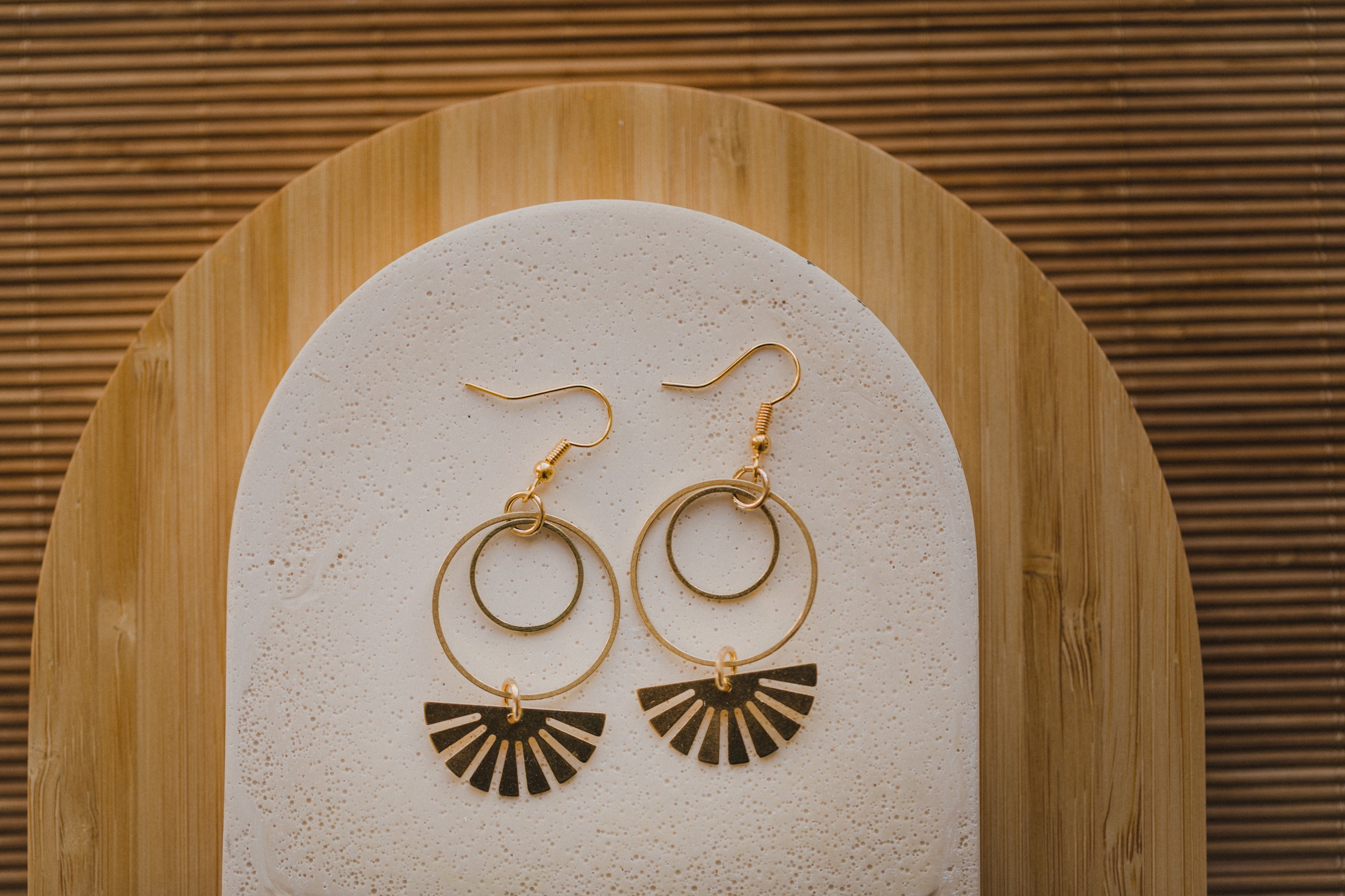 brass earrings drops