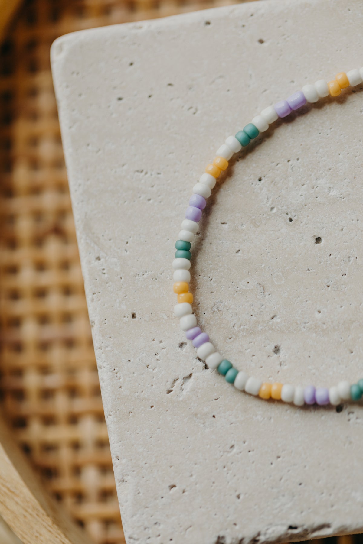 CAPRI - mehrfarbiges Glasperlenarmband 001