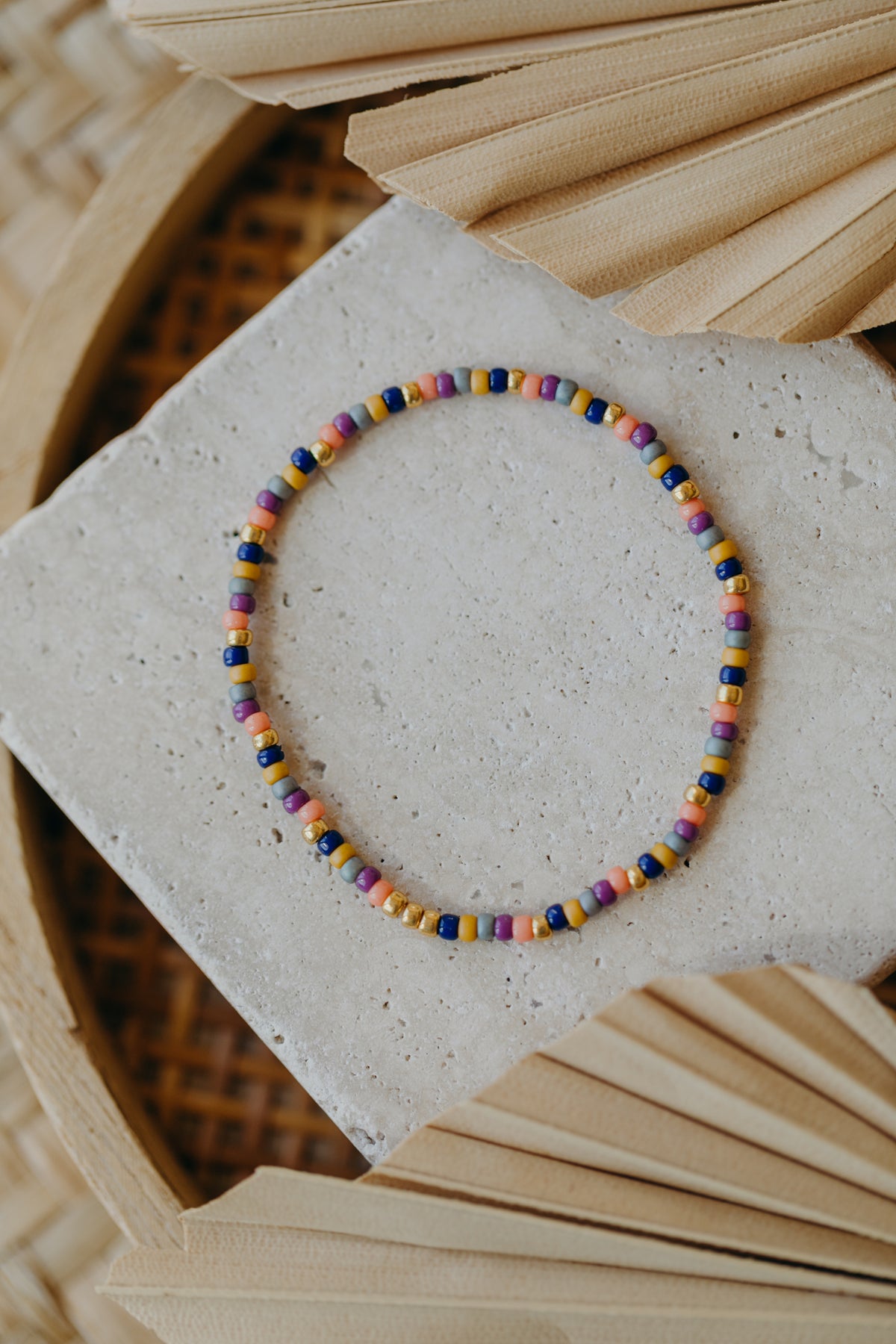 BARCELONA - buntes Glasperlenarmband 002
