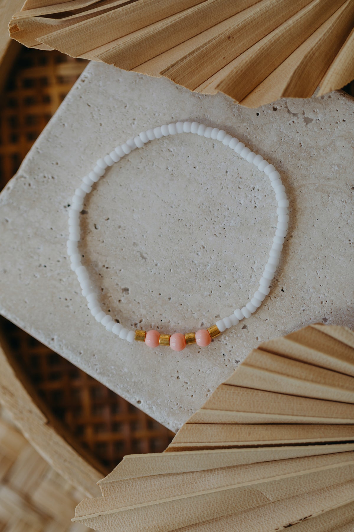 SAINT TROPEZ - buntes Glasperlenarmband 002