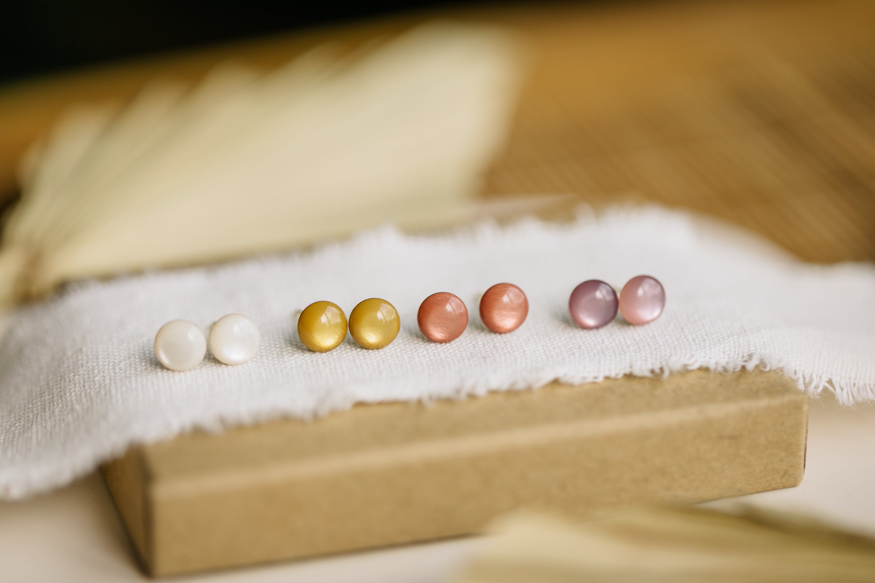 small colorful earrings