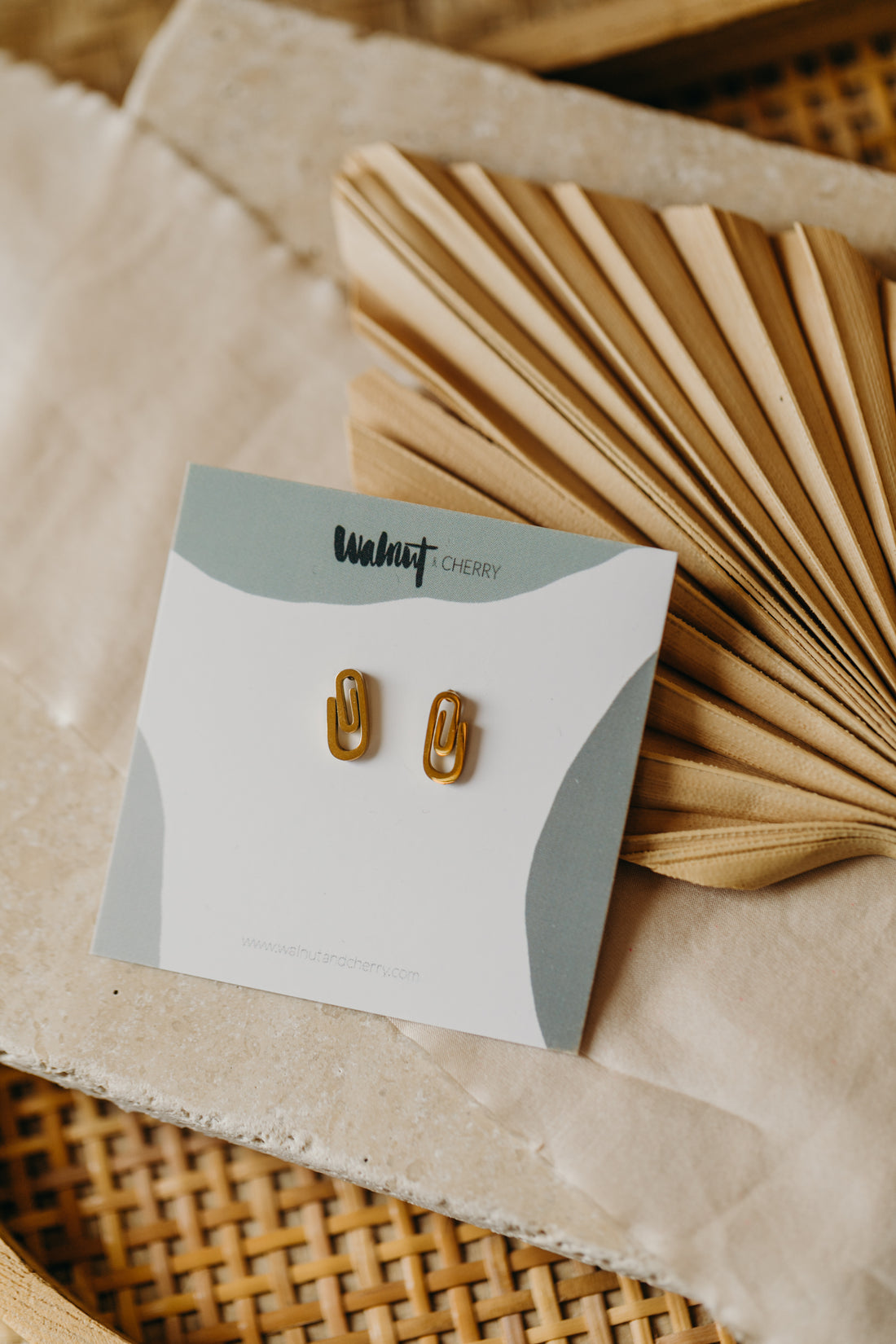 Ohrstecker Büroklammer