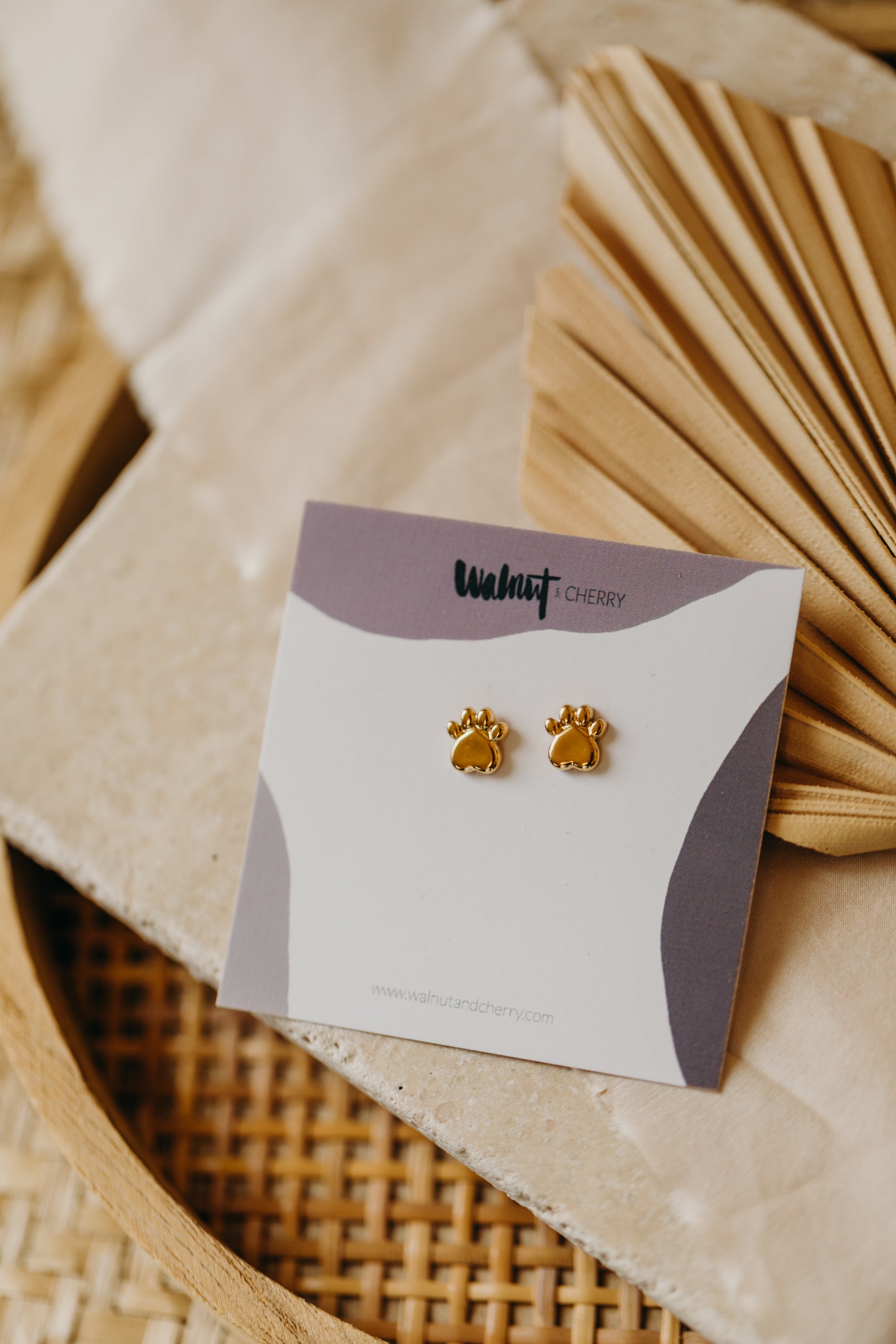 Ohrstecker Tierpfote